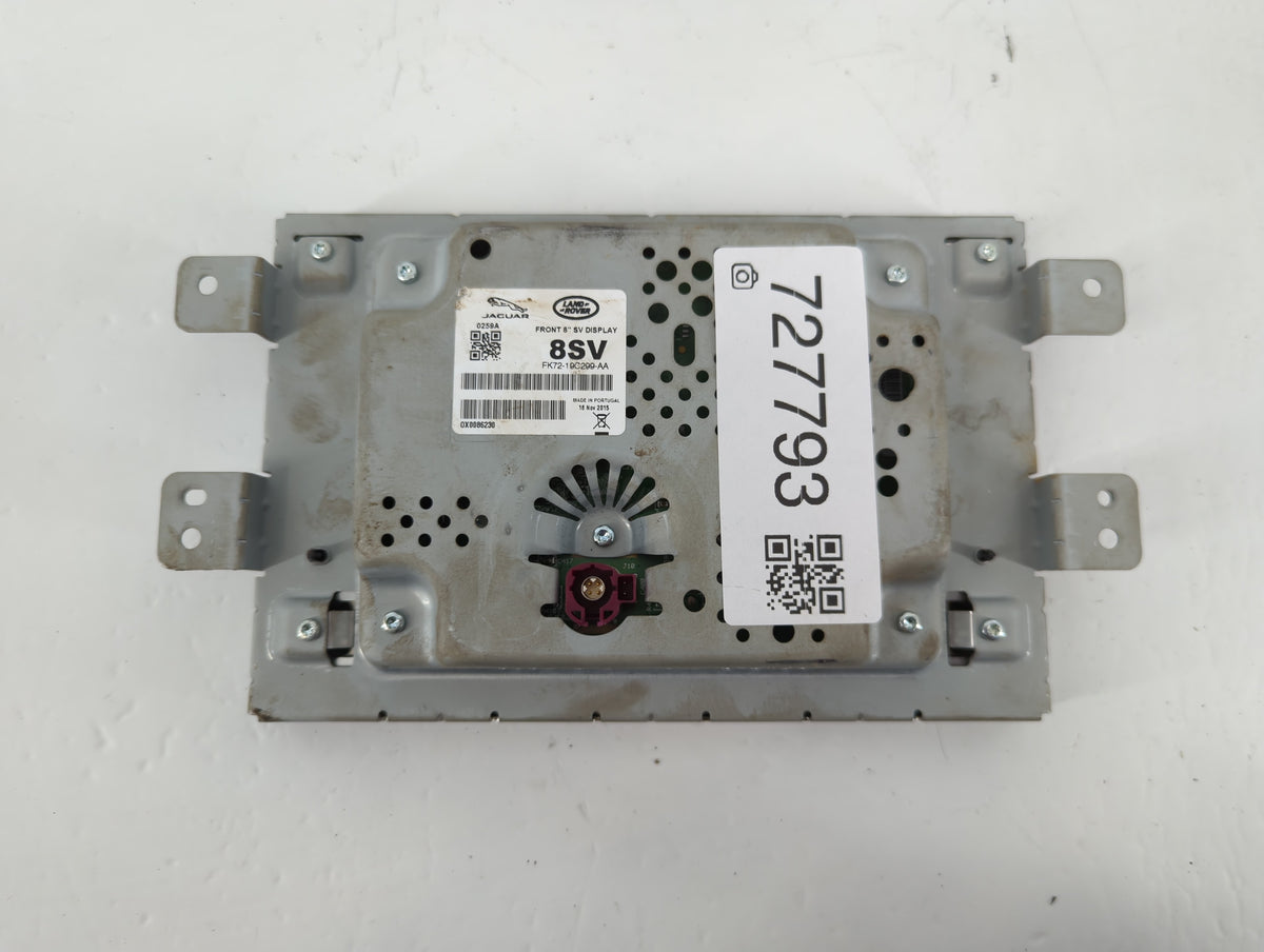 2016-2018 Jaguar Xf Information Radio Display Screen 727793 - Oemusedautoparts1.com