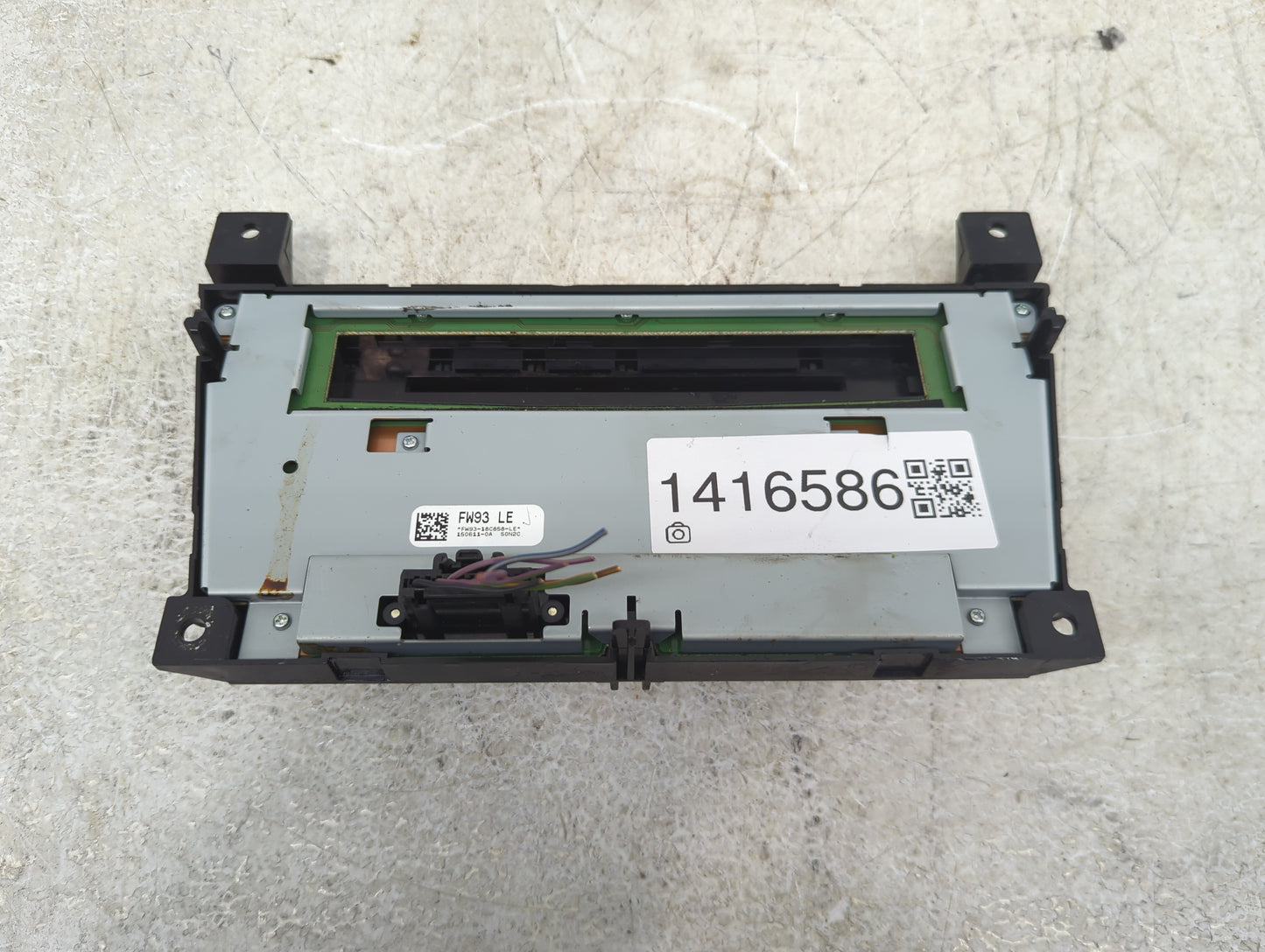 2016-2017 Jaguar Xj Climate Control Module Temperature AC/Heater Replacement P/N:FW93-18C858-LE Fits Fits 2016 2017 OEM Used