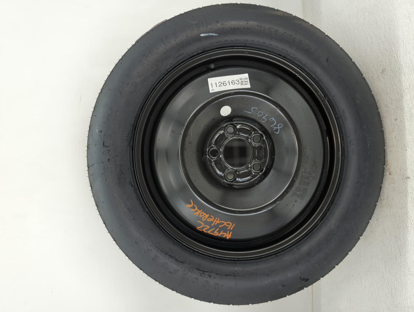 2014-2022 Jeep Cherokee Spare Donut Tire Wheel Rim Oem - Oemusedautoparts1.com