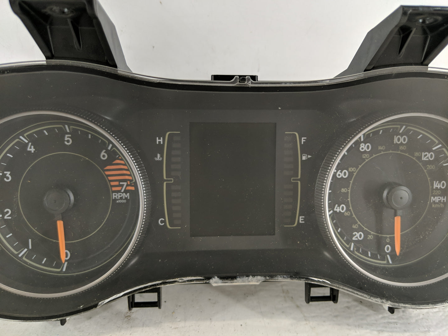2016 Jeep Cherokee Instrument Cluster Speedometer Gauges P/N:P6827409AB Fits OEM Used Auto Parts - Oemusedautoparts1.com