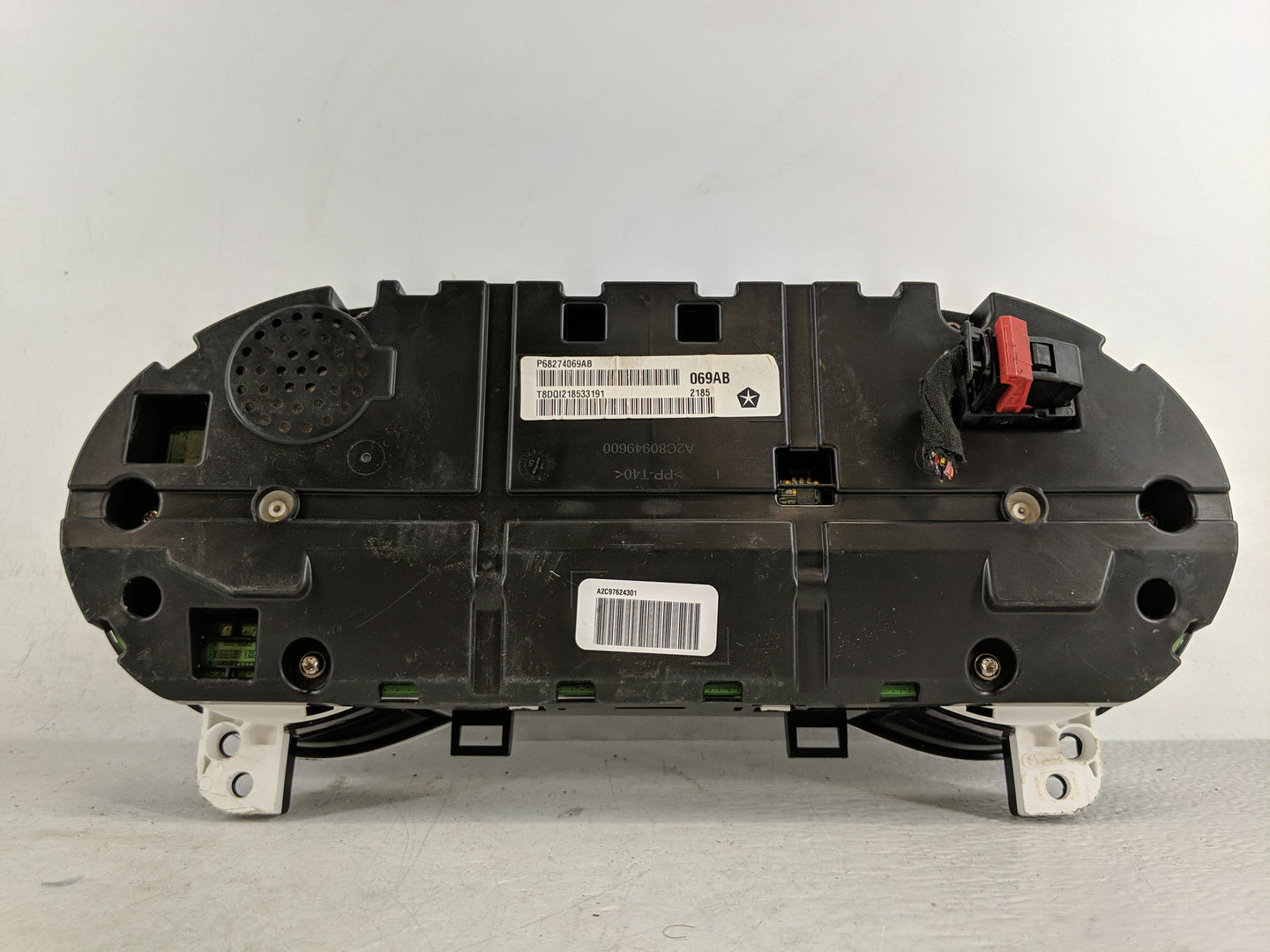 2016 Jeep Cherokee Instrument Cluster Speedometer Gauges P/N:P6827409AB Fits OEM Used Auto Parts - Oemusedautoparts1.com
