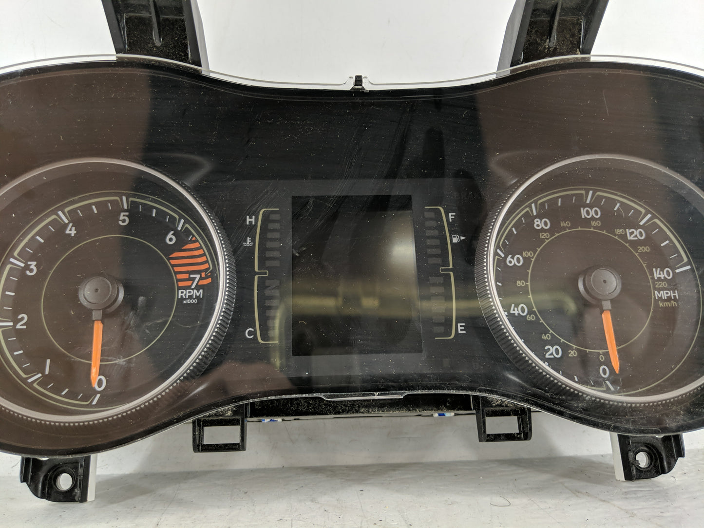 2016 Jeep Cherokee Instrument Cluster Speedometer Gauges P/N:P68274069AC Fits OEM Used Auto Parts - Oemusedautoparts1.com