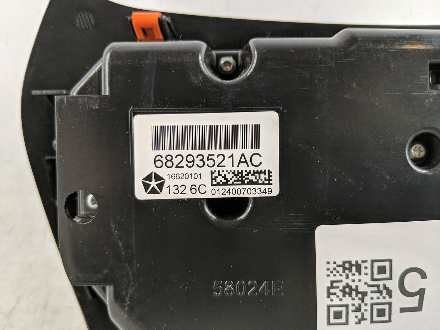 2015-2018 Jeep Cherokee Climate Control Module Temperature AC/Heater Replacement P/N:68293521AC Fits Fits 2015 2016 2017 201