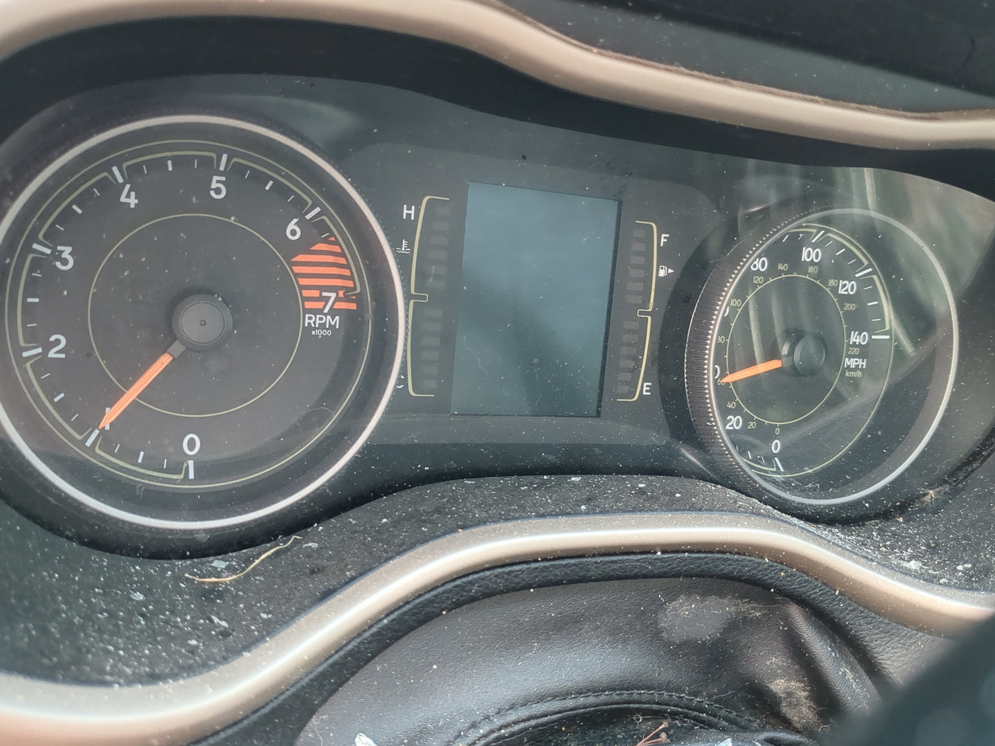 2016 Jeep Cherokee Instrument Cluster Speedometer Gauges Miles:170K Fits OEM Used Auto Parts - Oemusedautoparts1.com