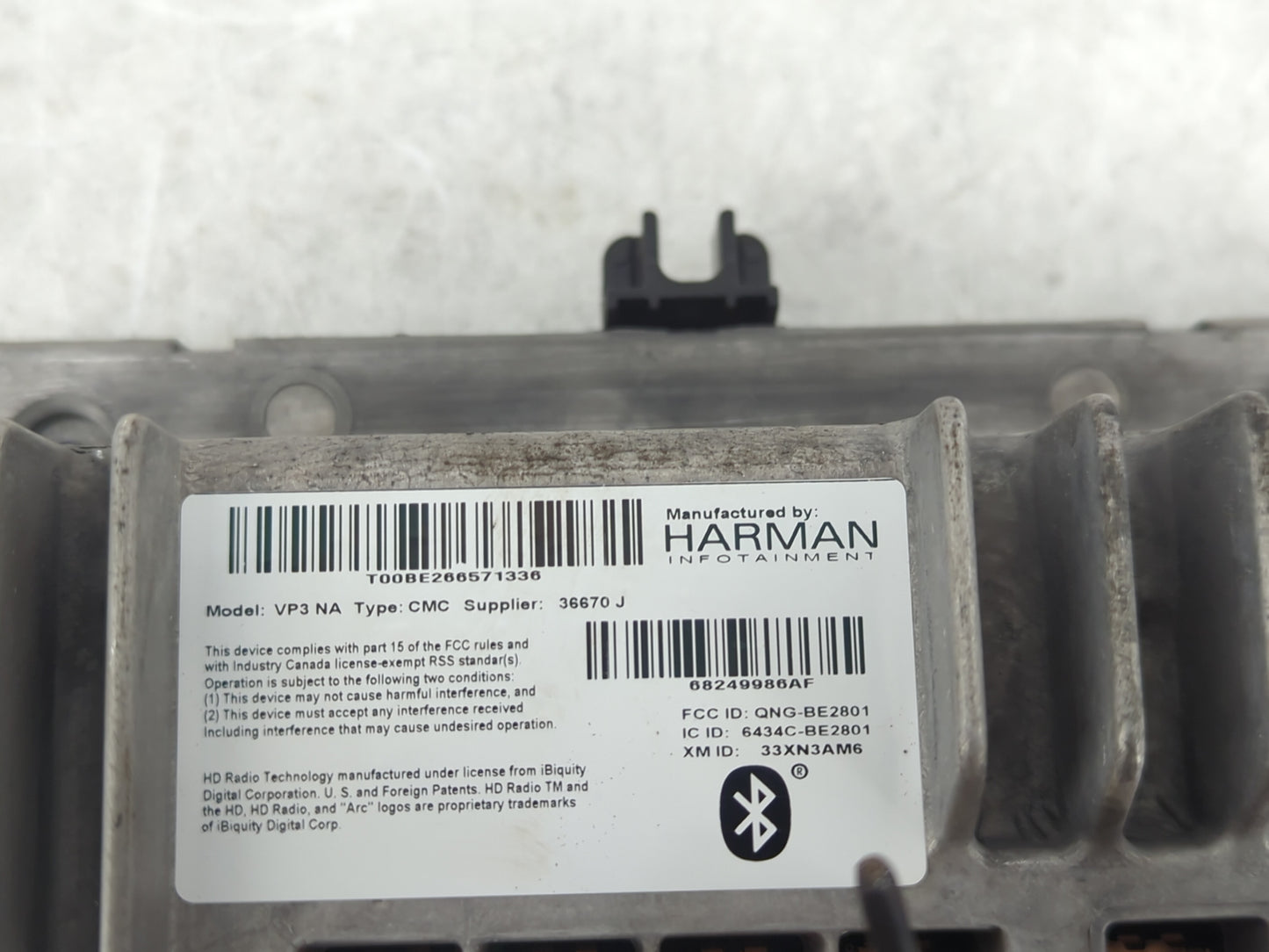 2016 Jeep Cherokee Information Display Screen - Oemusedautoparts1.com