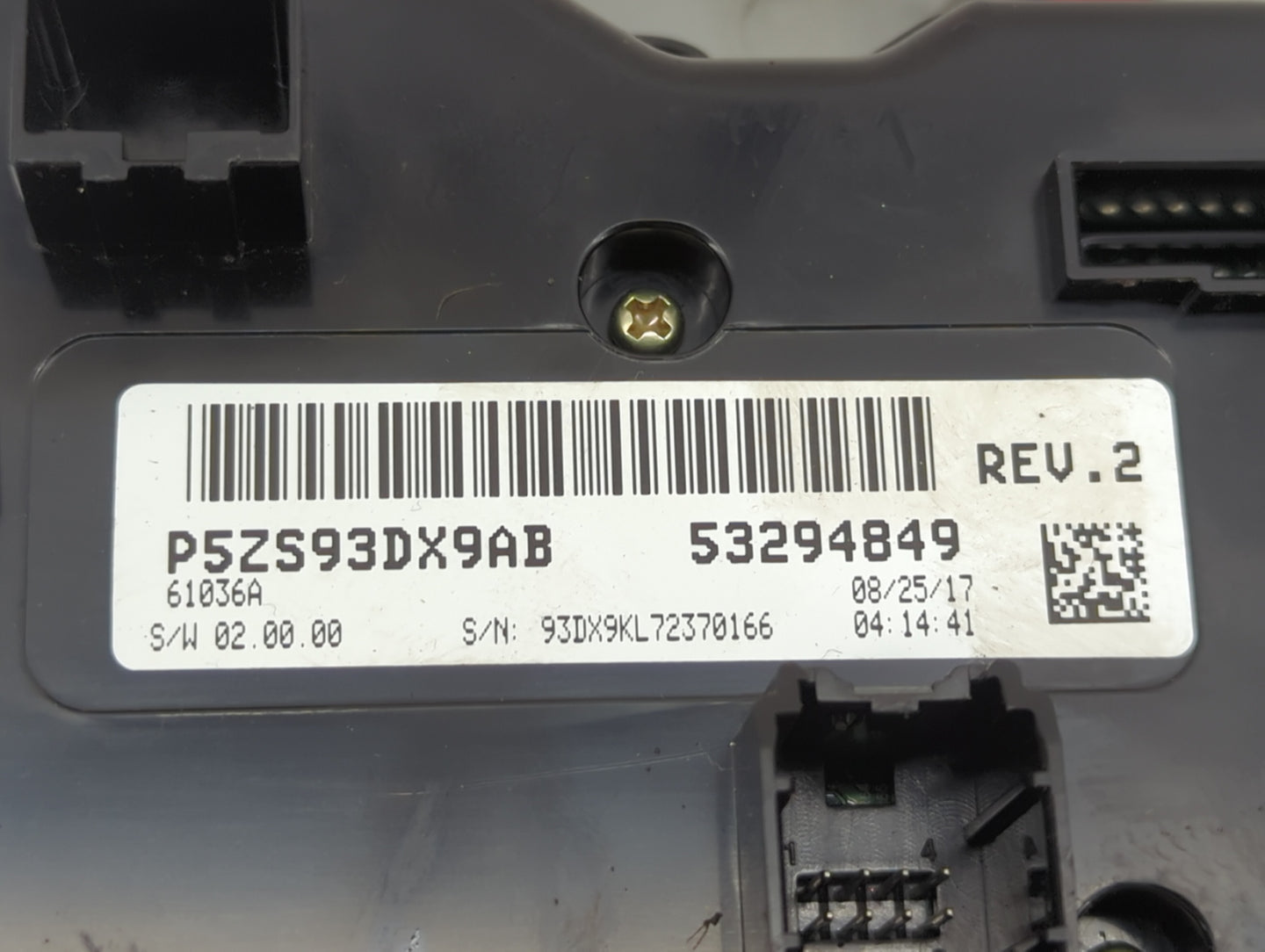 2015-2018 Jeep Cherokee Climate Control Module Temperature AC/Heater Replacement P/N:P5ZS93DX9AB 53294849 Fits OEM Used Auto