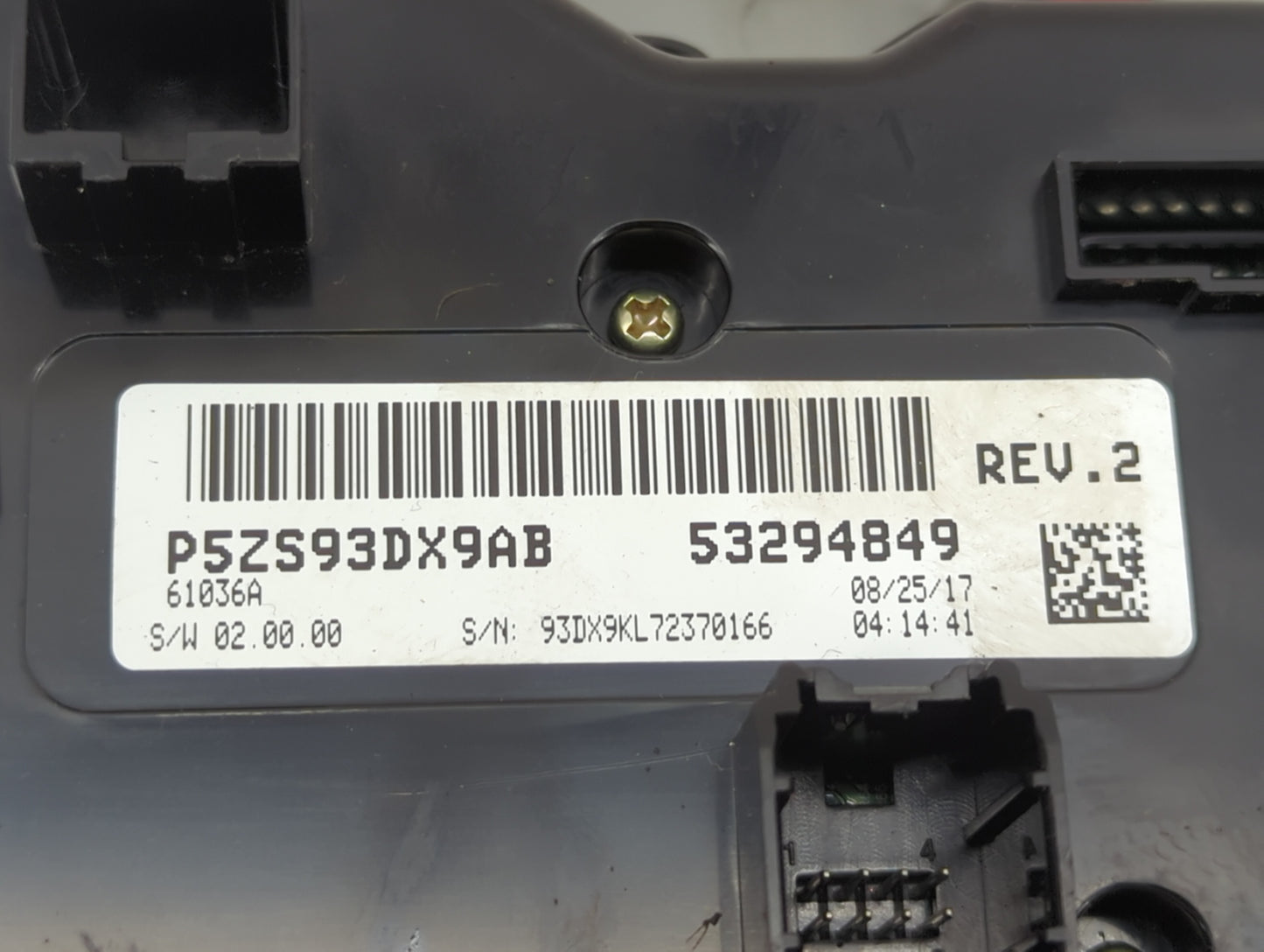 2015-2018 Jeep Cherokee Climate Control Module Temperature AC/Heater Replacement P/N:P5ZS93DX9AB 53294849 Fits OEM Used Auto