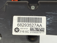 2015-2018 Jeep Cherokee Climate Control Module Temperature AC/Heater Replacement P/N:68293527AA Fits Fits 2015 2016 2017 201