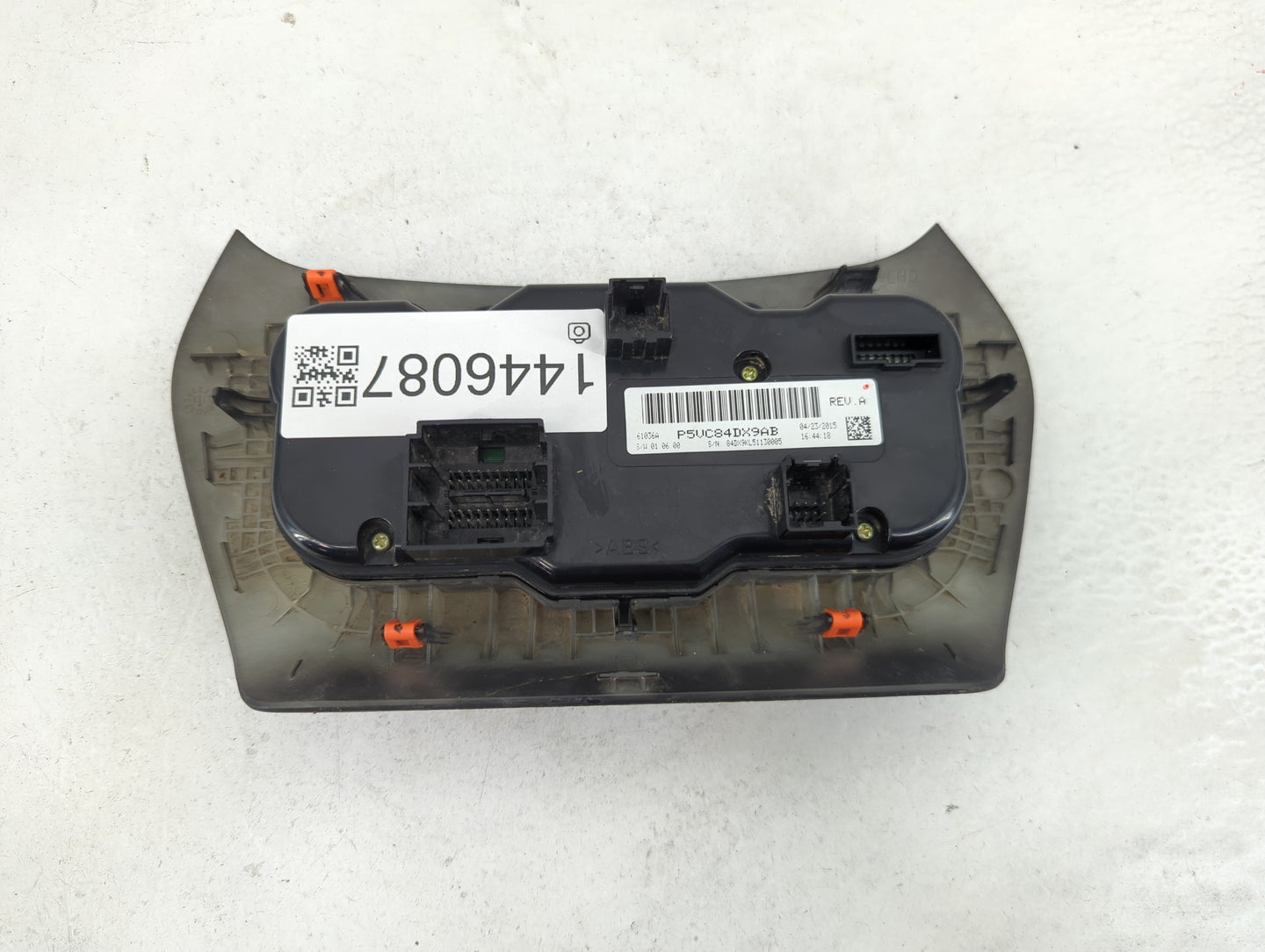 2015-2018 Jeep Cherokee Climate Control Module Temperature AC/Heater Replacement P/N:P5VC84DX9AB Fits Fits 2015 2016 2017 20