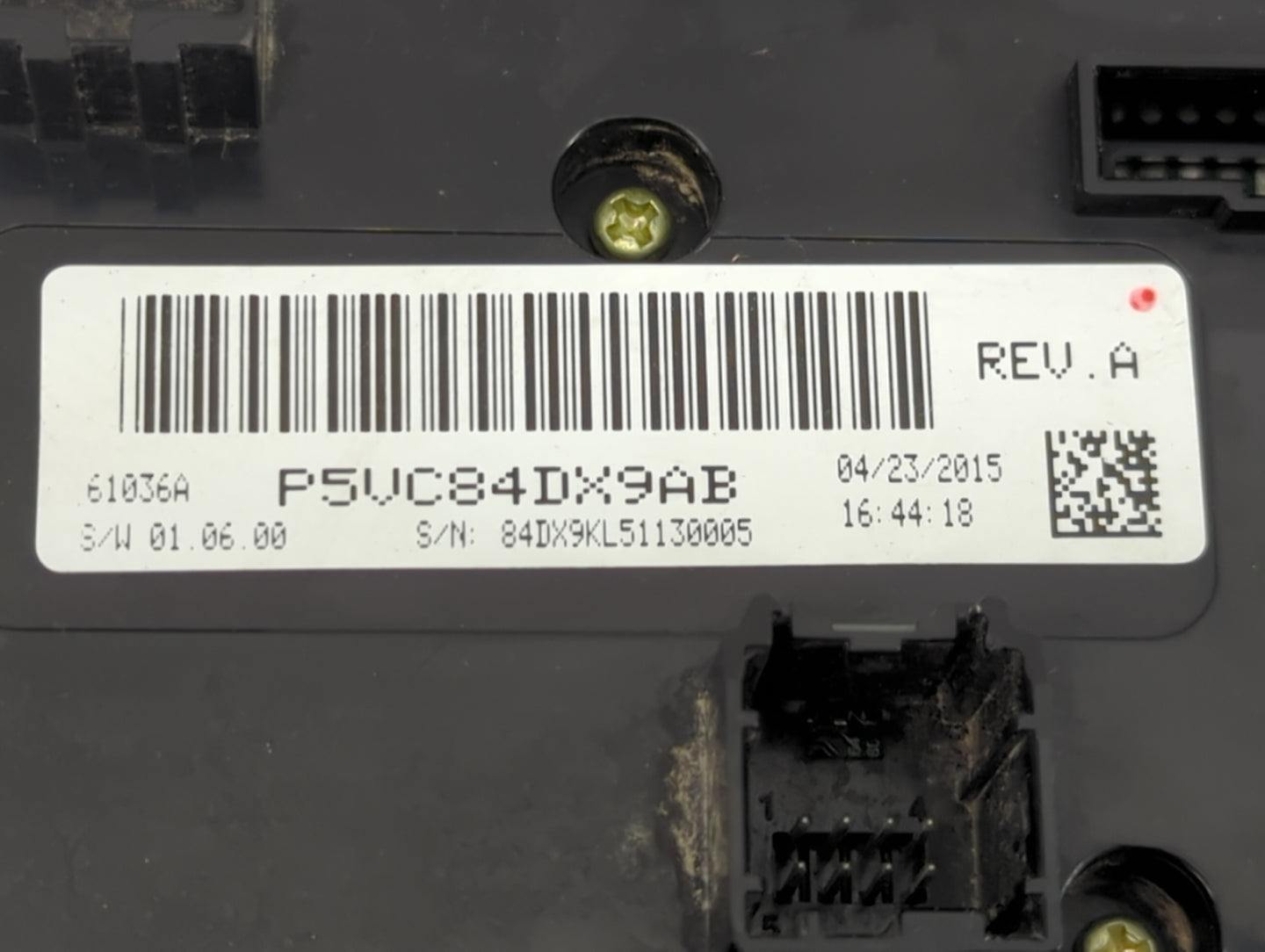 2015-2018 Jeep Cherokee Climate Control Module Temperature AC/Heater Replacement P/N:P5VC84DX9AB Fits Fits 2015 2016 2017 20