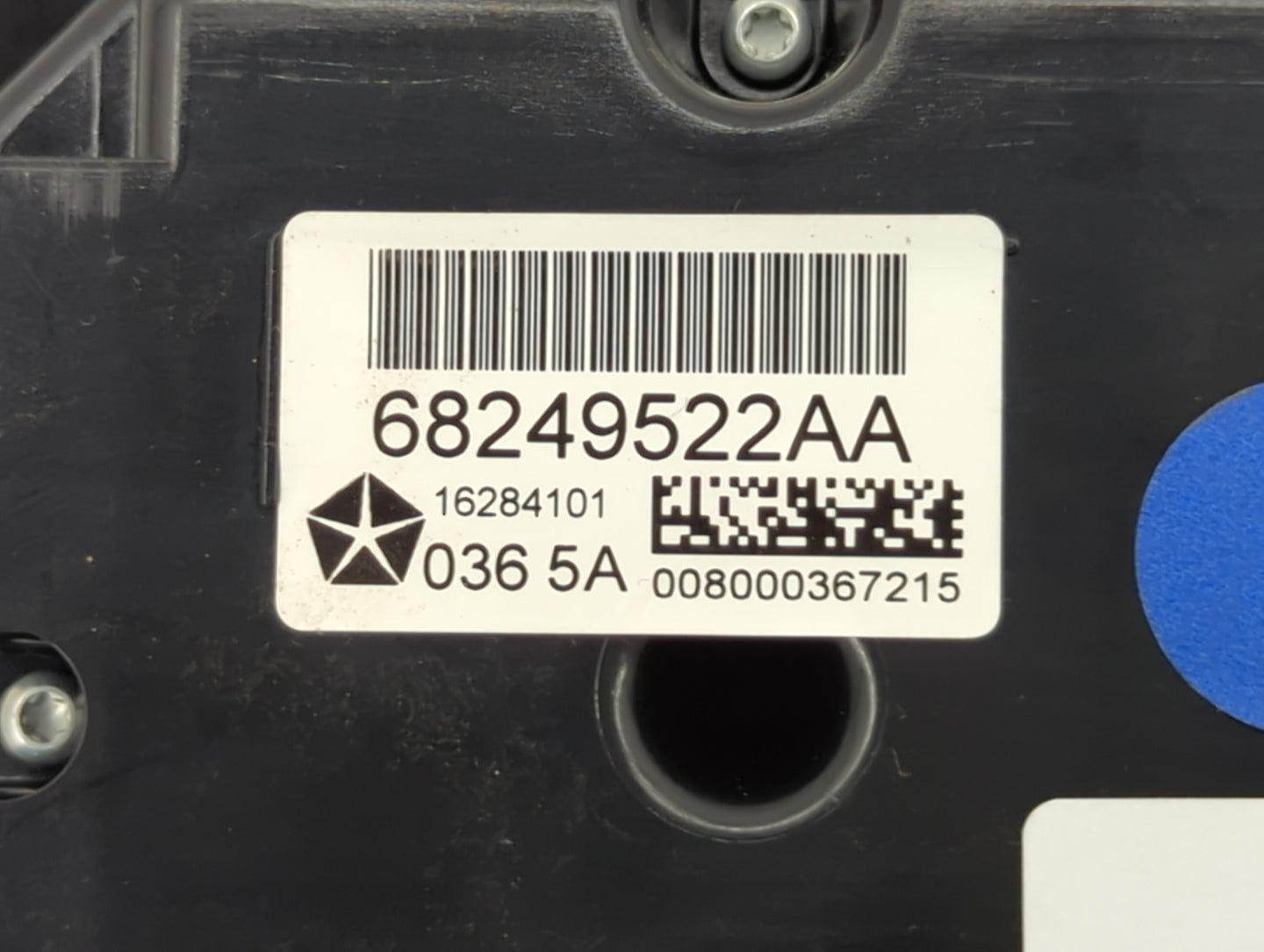 2015-2018 Jeep Cherokee Climate Control Module Temperature AC/Heater Replacement P/N:68249522AA Fits Fits 2015 2016 2017 201