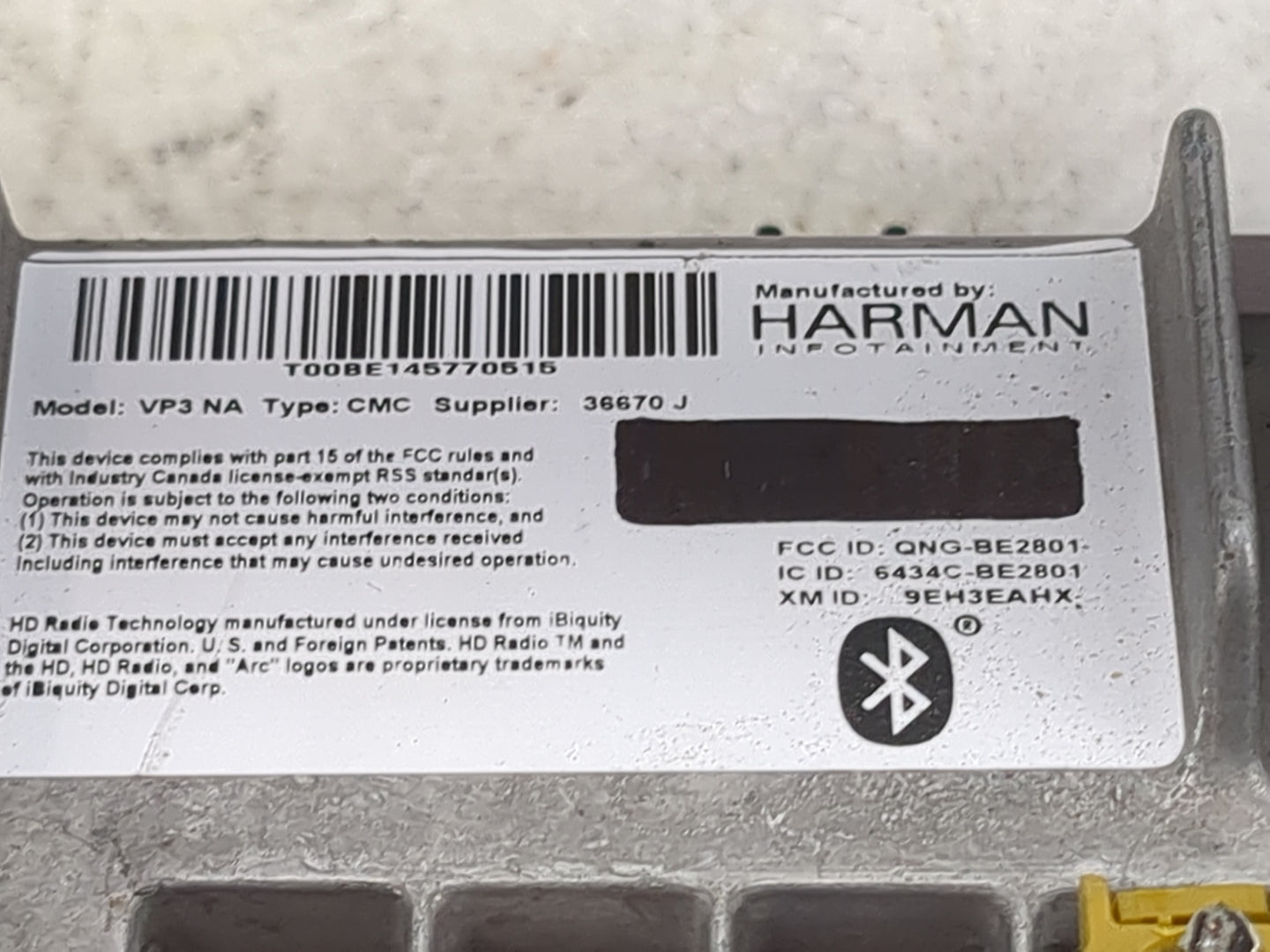 2016 Jeep Cherokee Information Display Screen 1473127 - Oemusedautoparts1.com