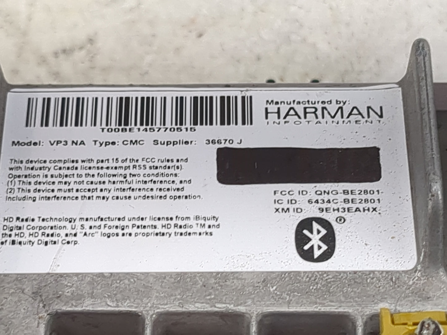 2016 Jeep Cherokee Information Display Screen 1473127 - Oemusedautoparts1.com