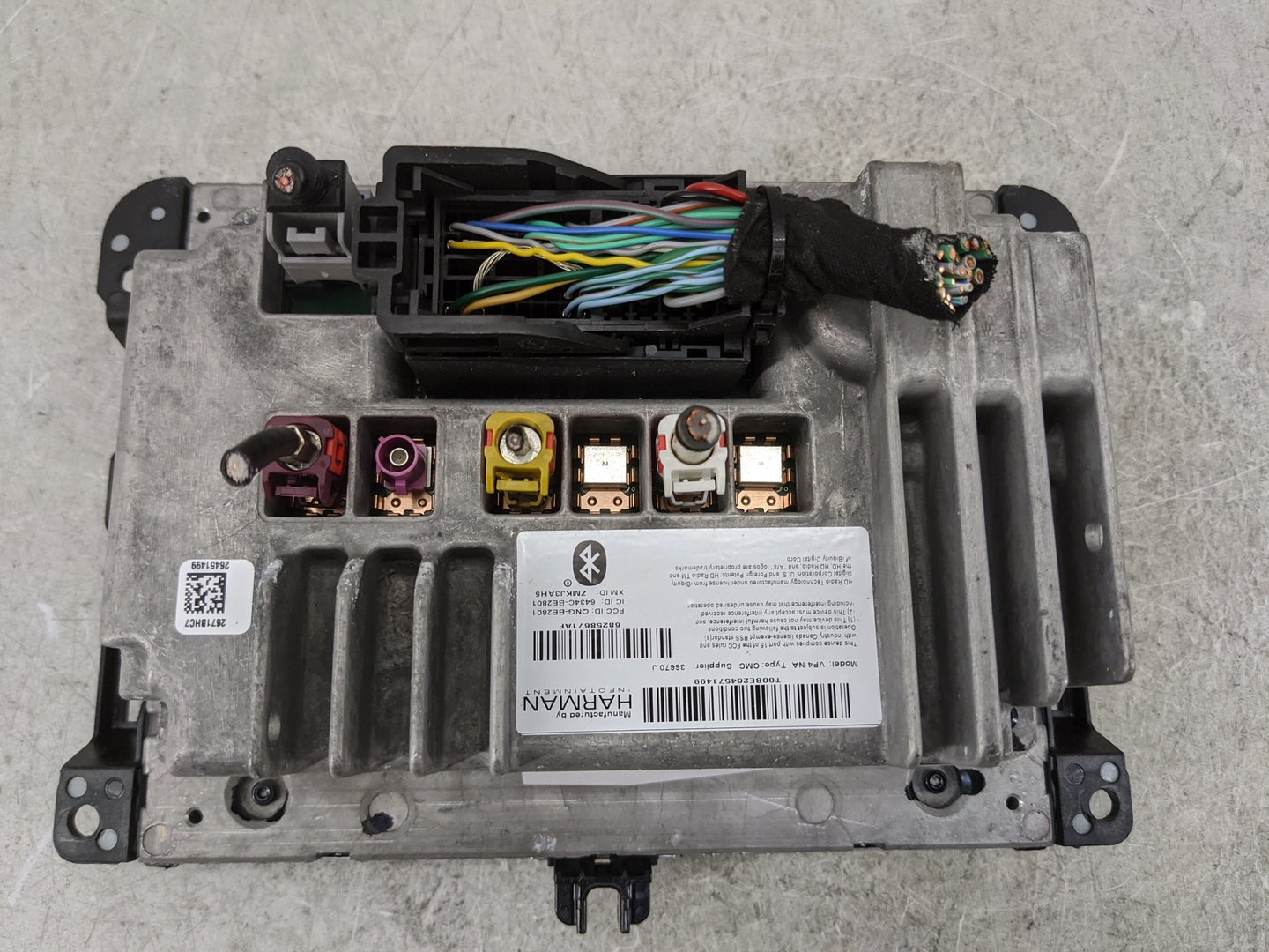 2016 Jeep Cherokee Radio AM FM Cd Player Receiver Replacement P/N:T00BE264571499 68258671AF, QNG-BE2801, 6434C-BE2801 Fits O