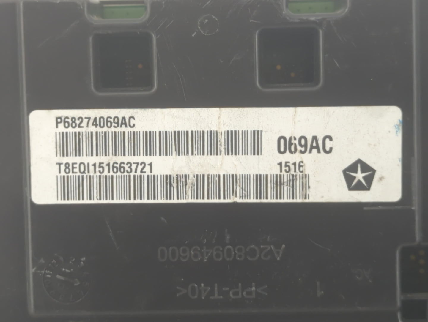 2016 Jeep Cherokee Instrument Cluster Speedometer Gauges P/N:P68274069AC Fits OEM Used Auto Parts - Oemusedautoparts1.com