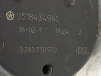 2014-2022 Jeep Cherokee Throttle Body P/N:0 280 750 570 05184349AC Fits OEM Used Auto Parts - Oemusedautoparts1.com