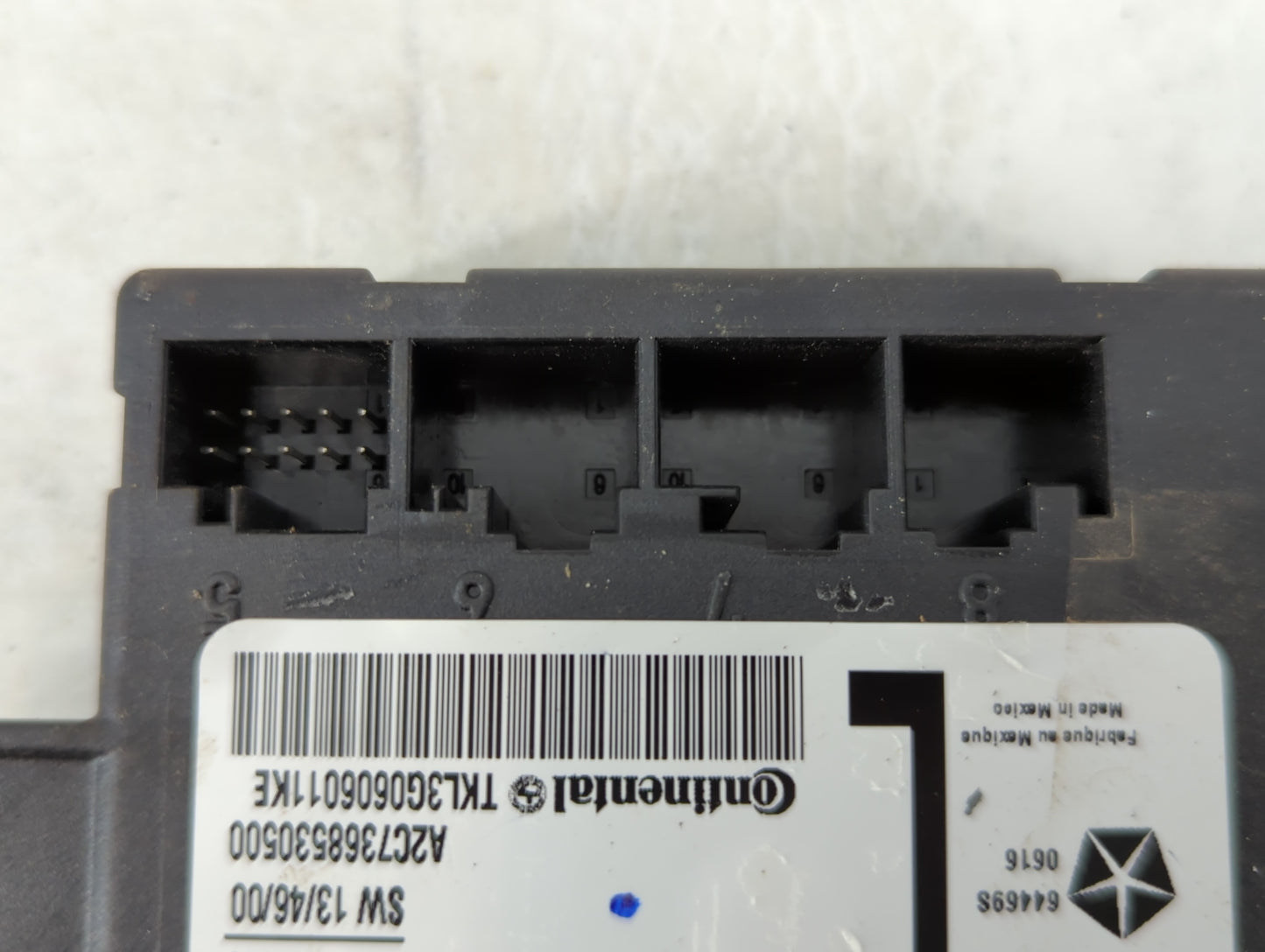 2014-2020 Jeep Cherokee Chassis Control Module Ccm Bcm Body Control - Oemusedautoparts1.com