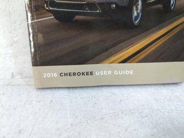 2016 Jeep Cherokee Owners Manual Book Guide P/N:16KL74-926-AA OEM Used Auto Parts