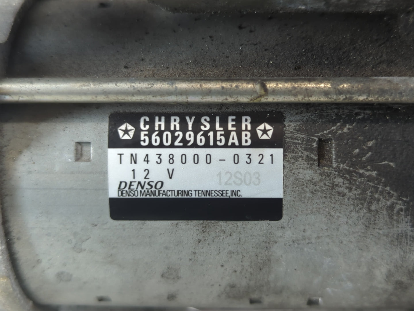 2015-2022 Jeep Cherokee Car Starter Motor Solenoid OEM P/N:56029615AB Fits Fits 2015 2016 2017 2018 2019 2020 2021 2022 OEM 