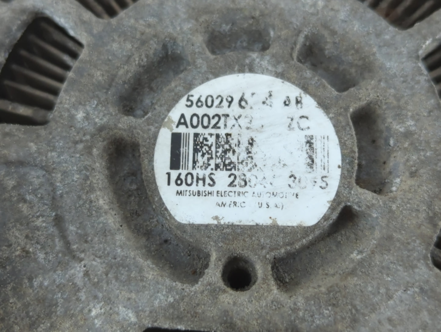 2014-2018 Jeep Cherokee Alternator Replacement Generator Charging Assembly Engine OEM P/N:56029624AB Fits OEM Used Auto Part