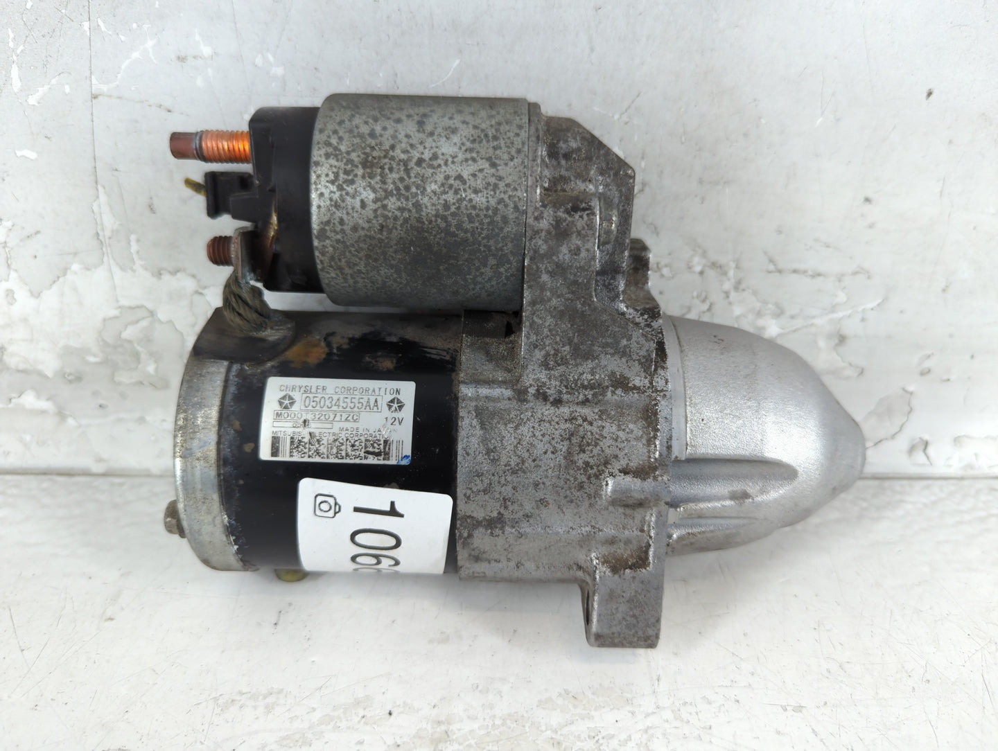 2016 Jeep Compass Car Starter Motor Solenoid OEM P/N:M000T32071ZC 05034555AA Fits OEM Used Auto Parts - Oemusedautoparts1.co