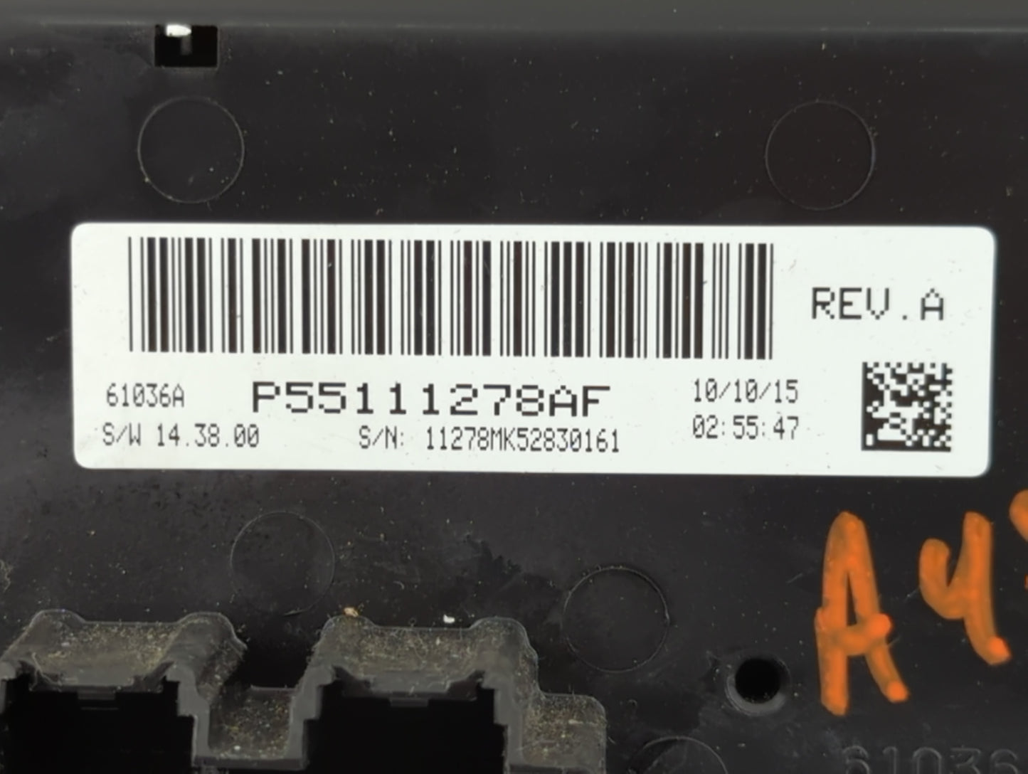 2016 Jeep Compass Climate Control Module Temperature AC/Heater Replacement P/N:P55111278AF Fits Fits 2011 2012 2013 2014 201