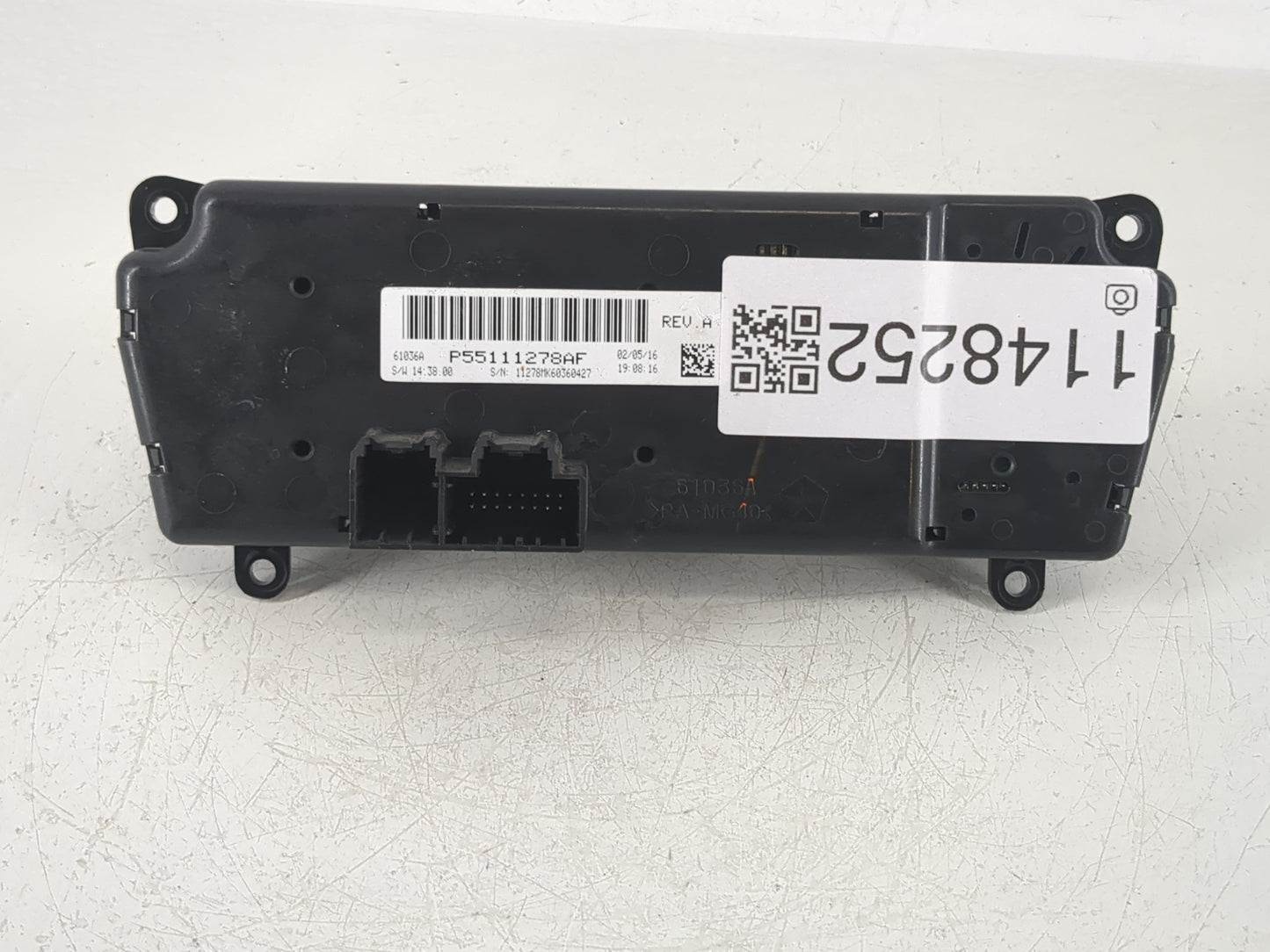 2016 Jeep Compass Climate Control Module Temperature AC/Heater Replacement P/N:P55111278AF Fits Fits 2011 2012 2013 2014 201