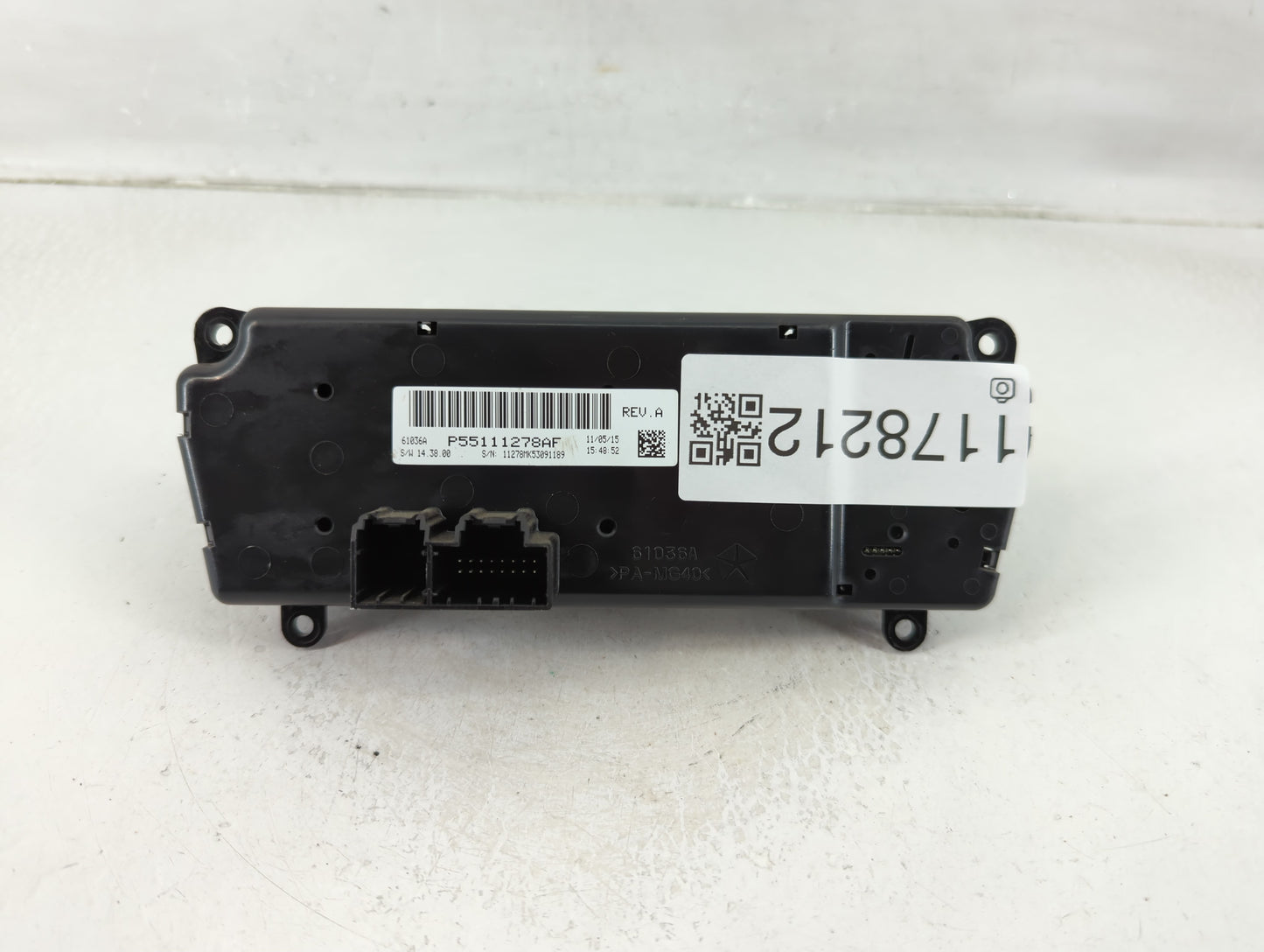 2016 Jeep Compass Climate Control Module Temperature AC/Heater Replacement P/N:P55111278AF Fits Fits 2011 2012 2013 2014 201