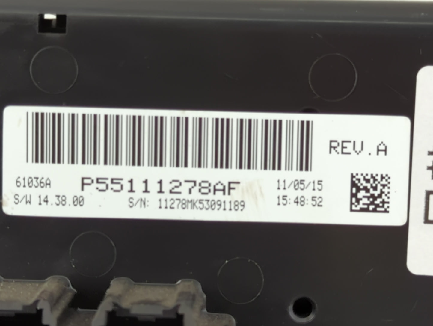 2016 Jeep Compass Climate Control Module Temperature AC/Heater Replacement P/N:P55111278AF Fits Fits 2011 2012 2013 2014 201