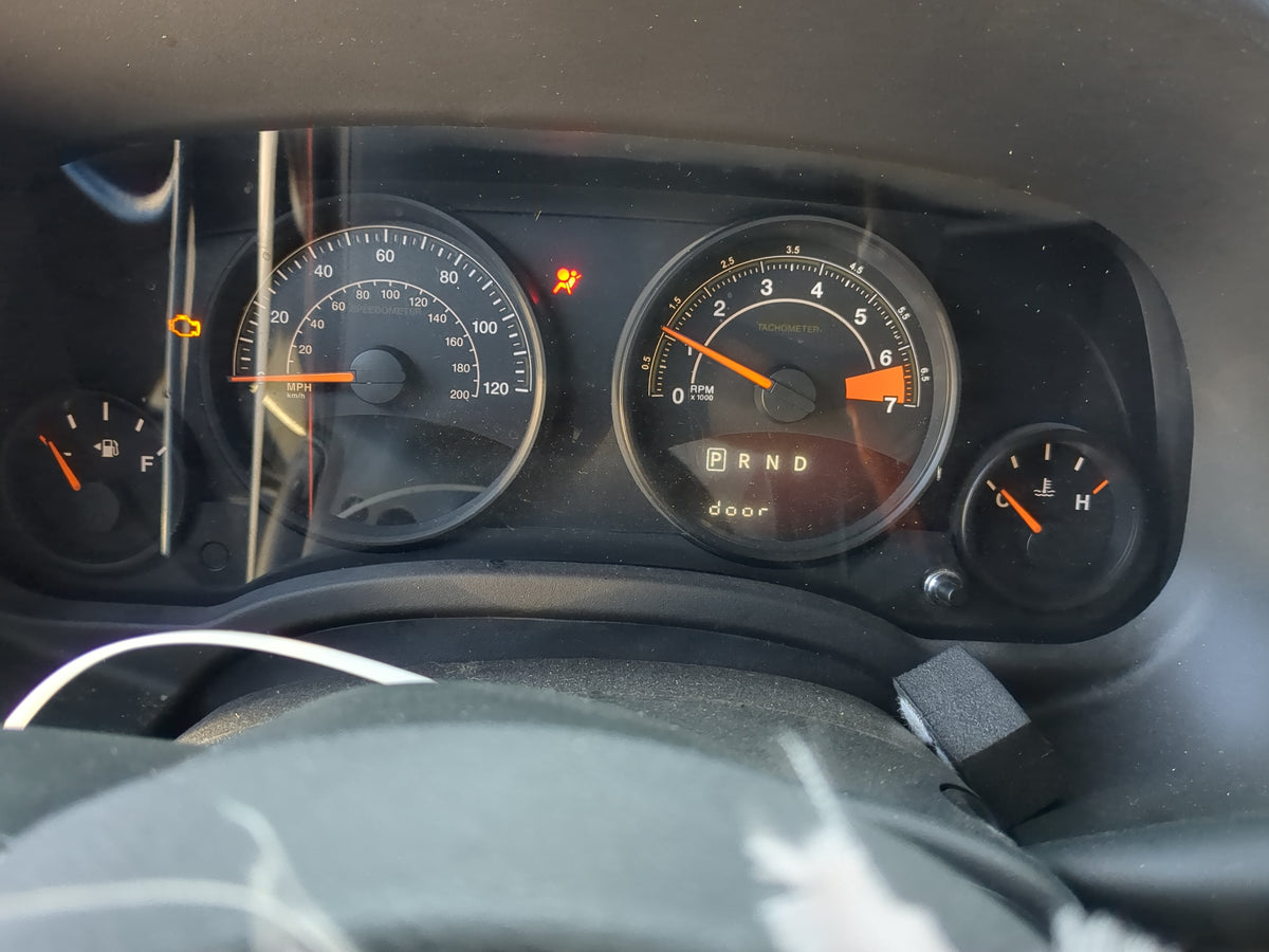 2016 Jeep Compass Instrument Cluster Speedometer Gauges Miles:184K Fits OEM Used Auto Parts - Oemusedautoparts1.com