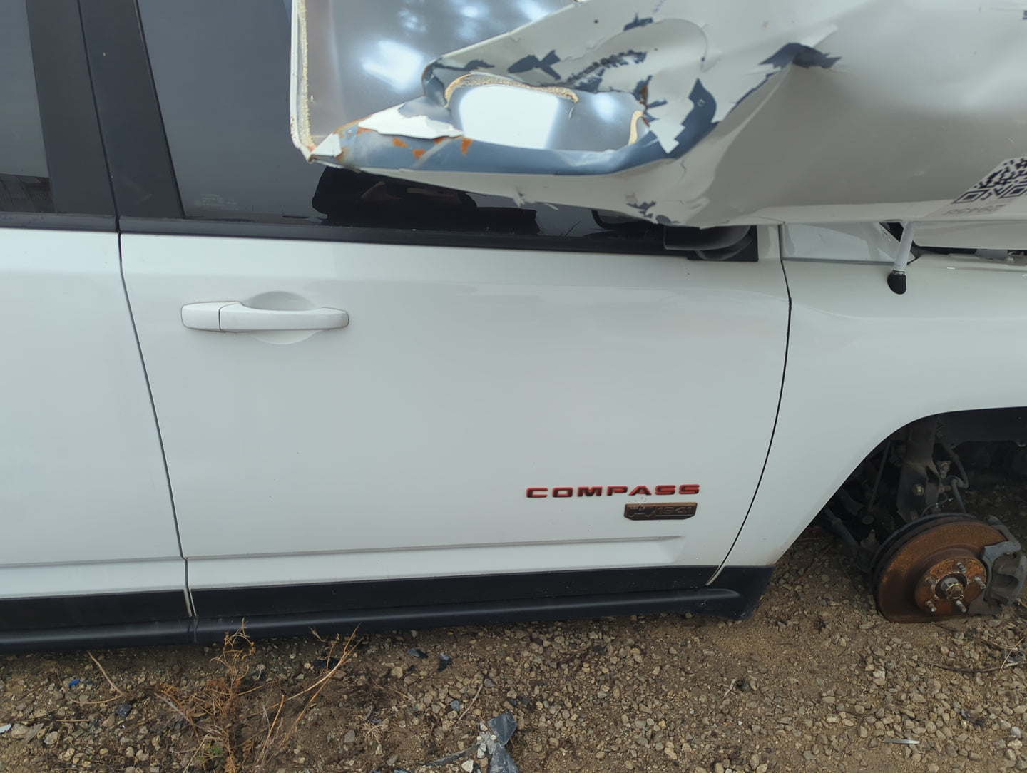 2011-2017 Jeep Compass Passenger Front Door Oem 1254184 - Oemusedautoparts1.com