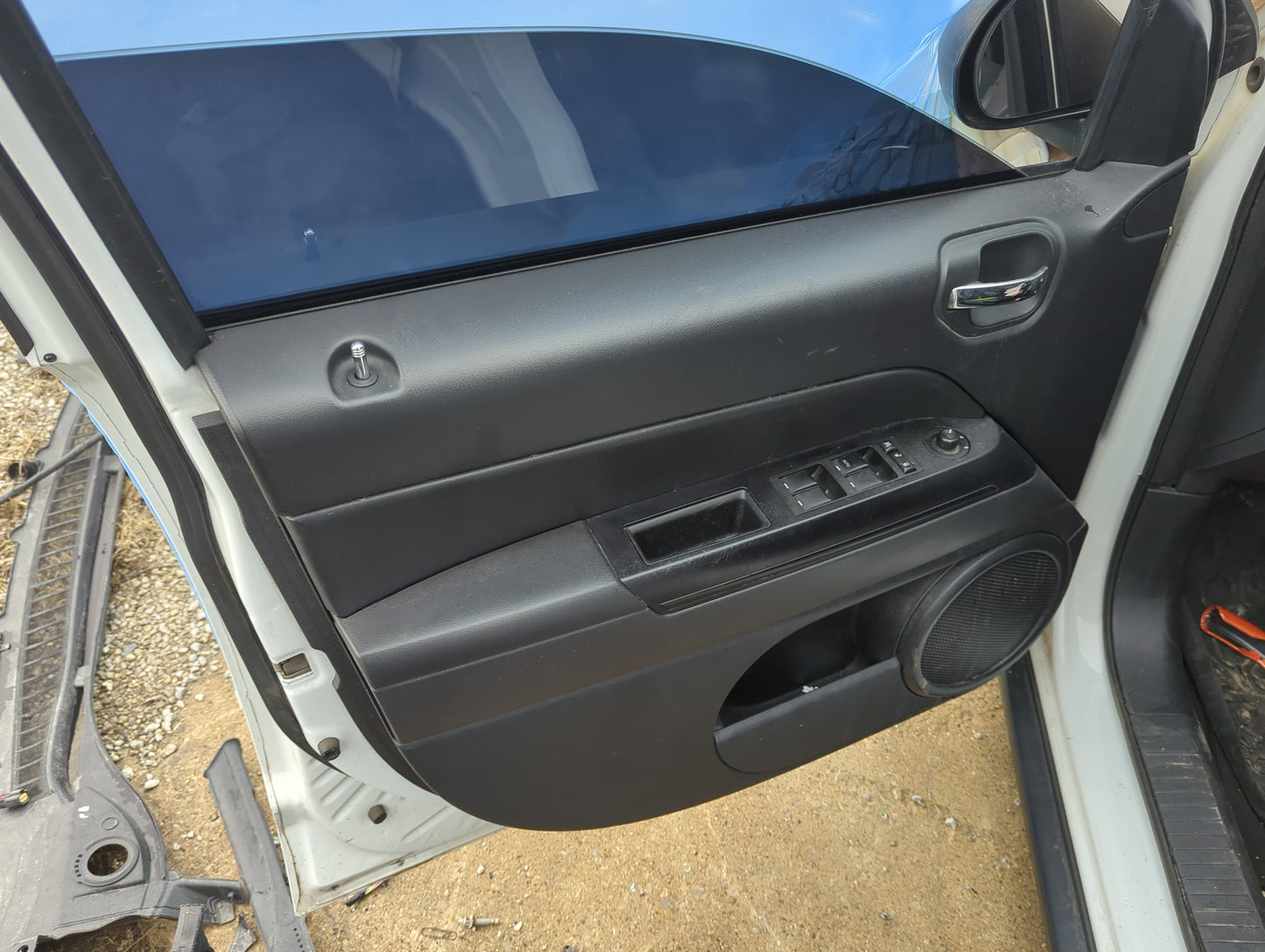 2016 Jeep Compass Front Left Driver Interior Door Panel Trim - Oemusedautoparts1.com