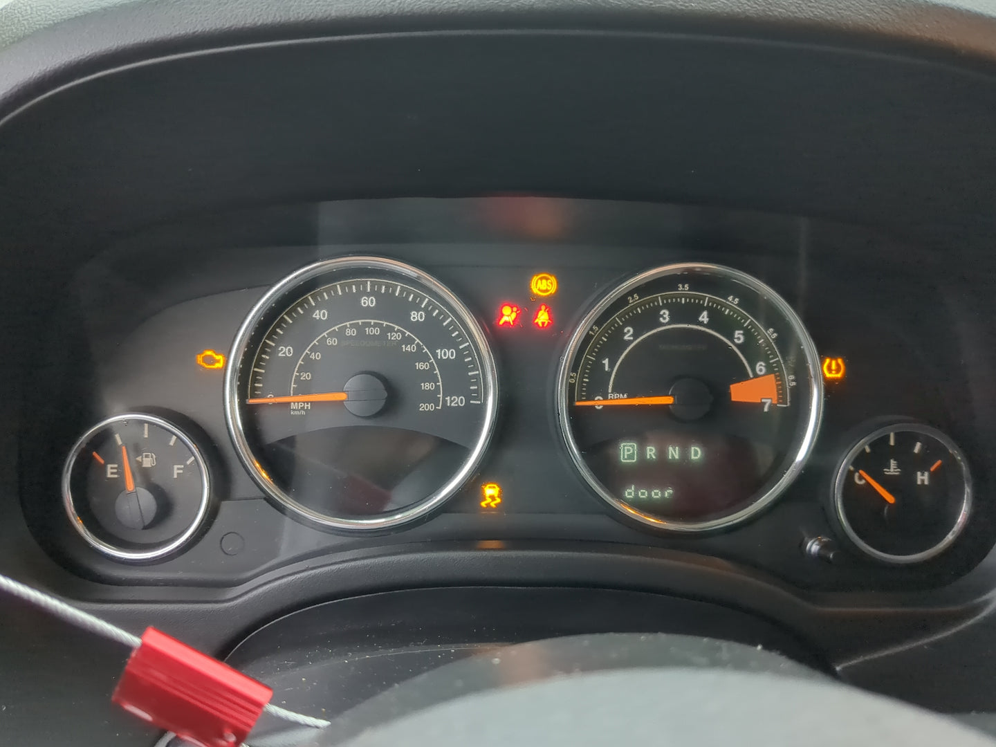 2015-2017 Jeep Compass Instrument Cluster Speedometer Gauges Fits Fits 2015 2016 2017 OEM Used Auto Parts - Oemusedautoparts