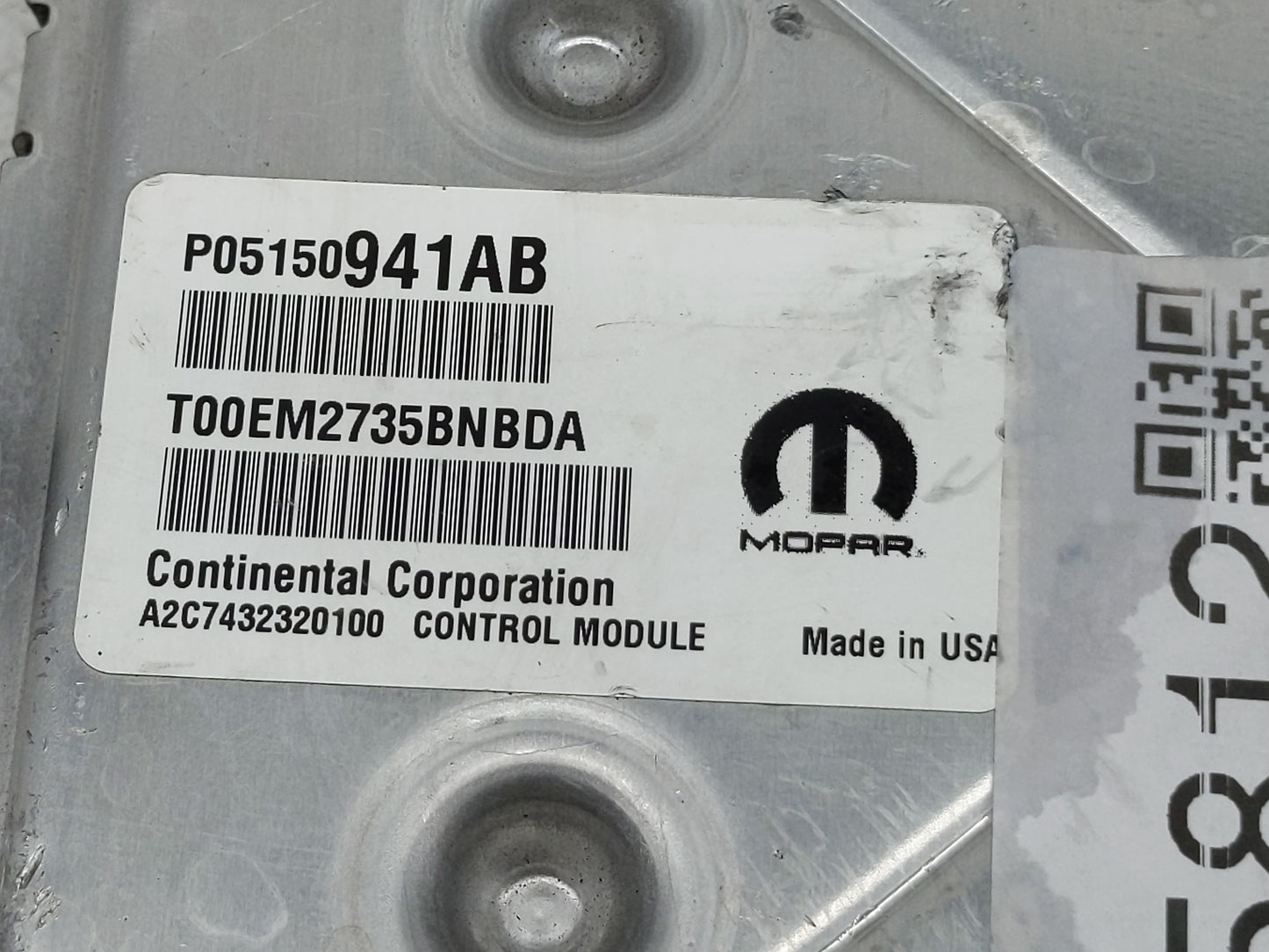 2013-2017 Jeep Compass PCM Engine Control Computer ECU ECM PCU OEM P/N:P05150941AB Fits Fits 2013 2014 2015 2016 2017 OEM Us