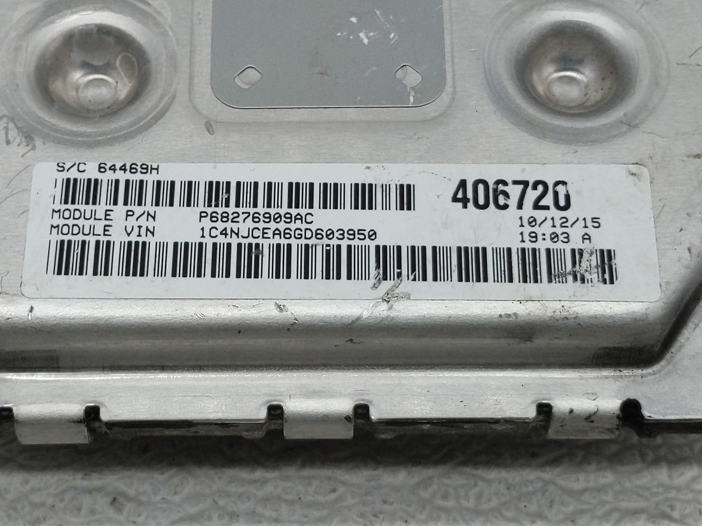 2013-2017 Jeep Compass PCM Engine Control Computer ECU ECM PCU OEM P/N:P05150941AB Fits Fits 2013 2014 2015 2016 2017 OEM Us