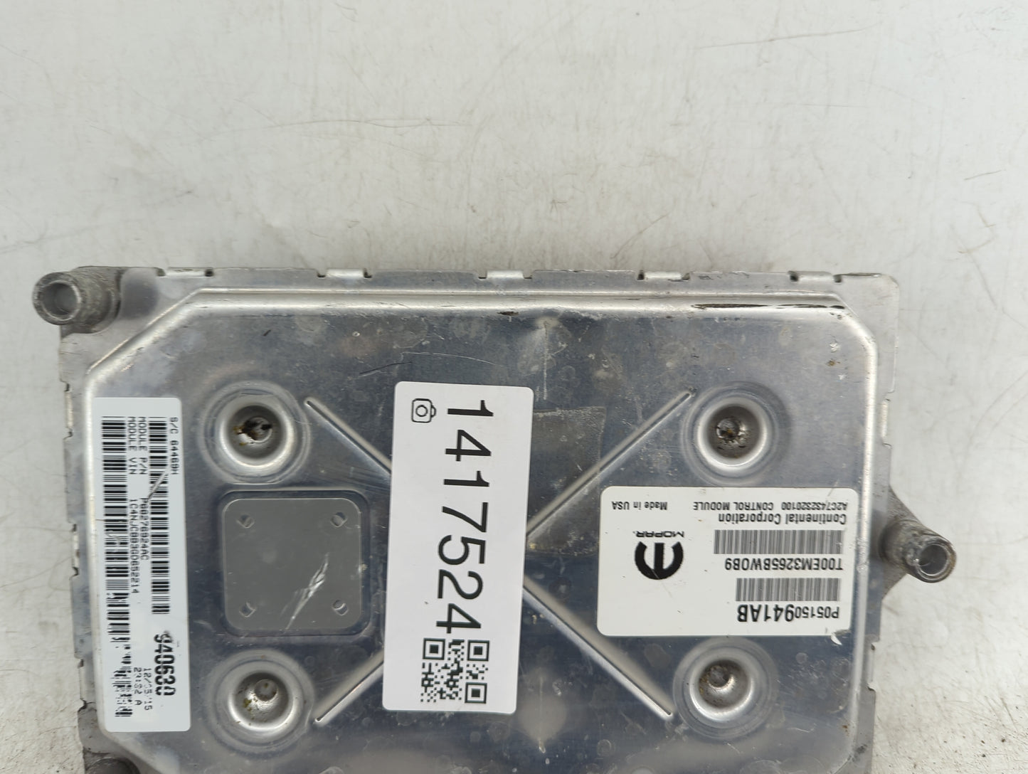 2013-2017 Jeep Compass PCM Engine Control Computer ECU ECM PCU OEM P/N:P68276924AC Fits Fits 2013 2014 2015 2016 2017 OEM Us