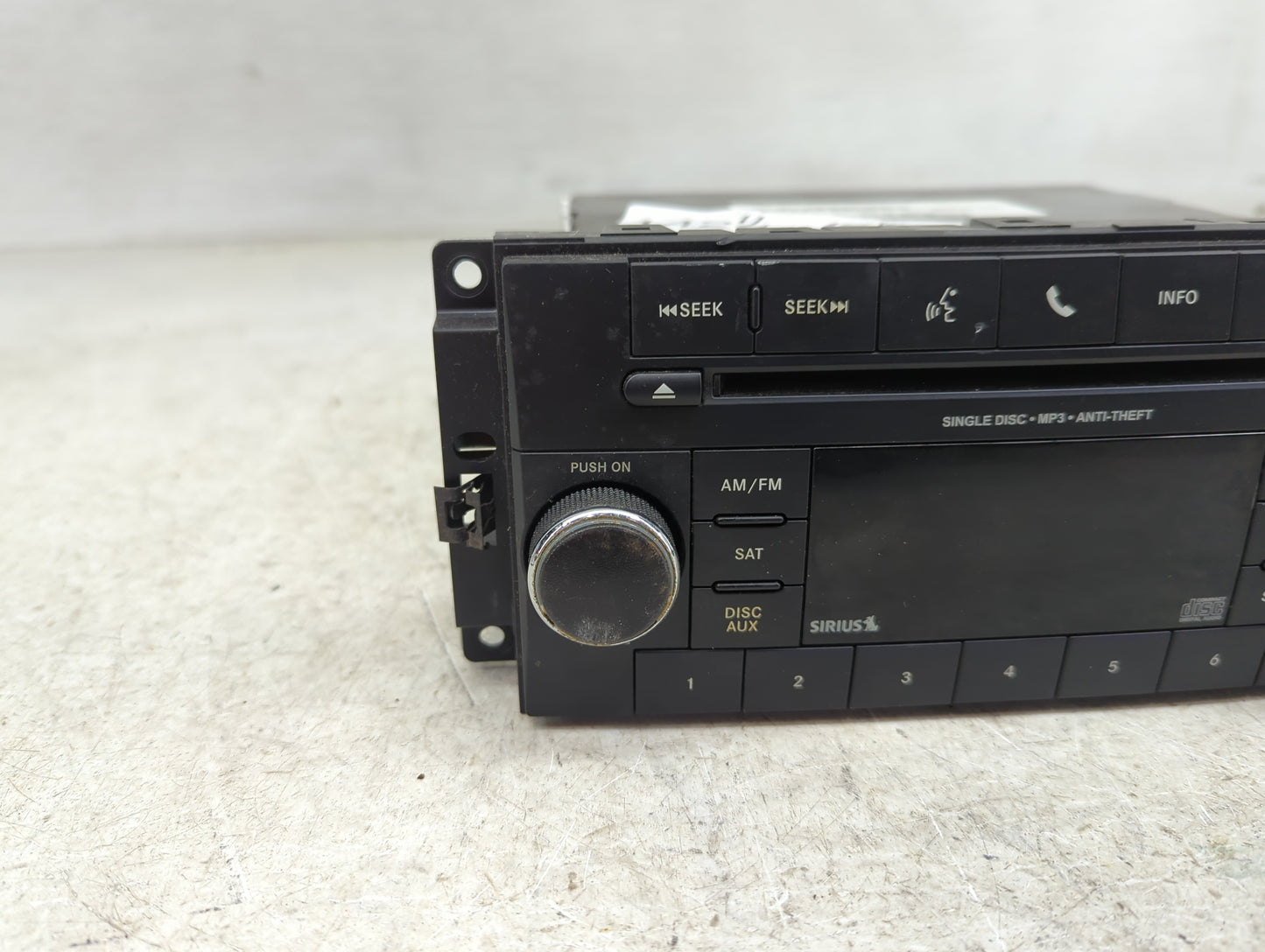 2012-2017 Jeep Compass Radio AM FM Cd Player Receiver Replacement P/N:P05091197AE Fits Fits 2012 2013 2014 2015 2016 2017 OE