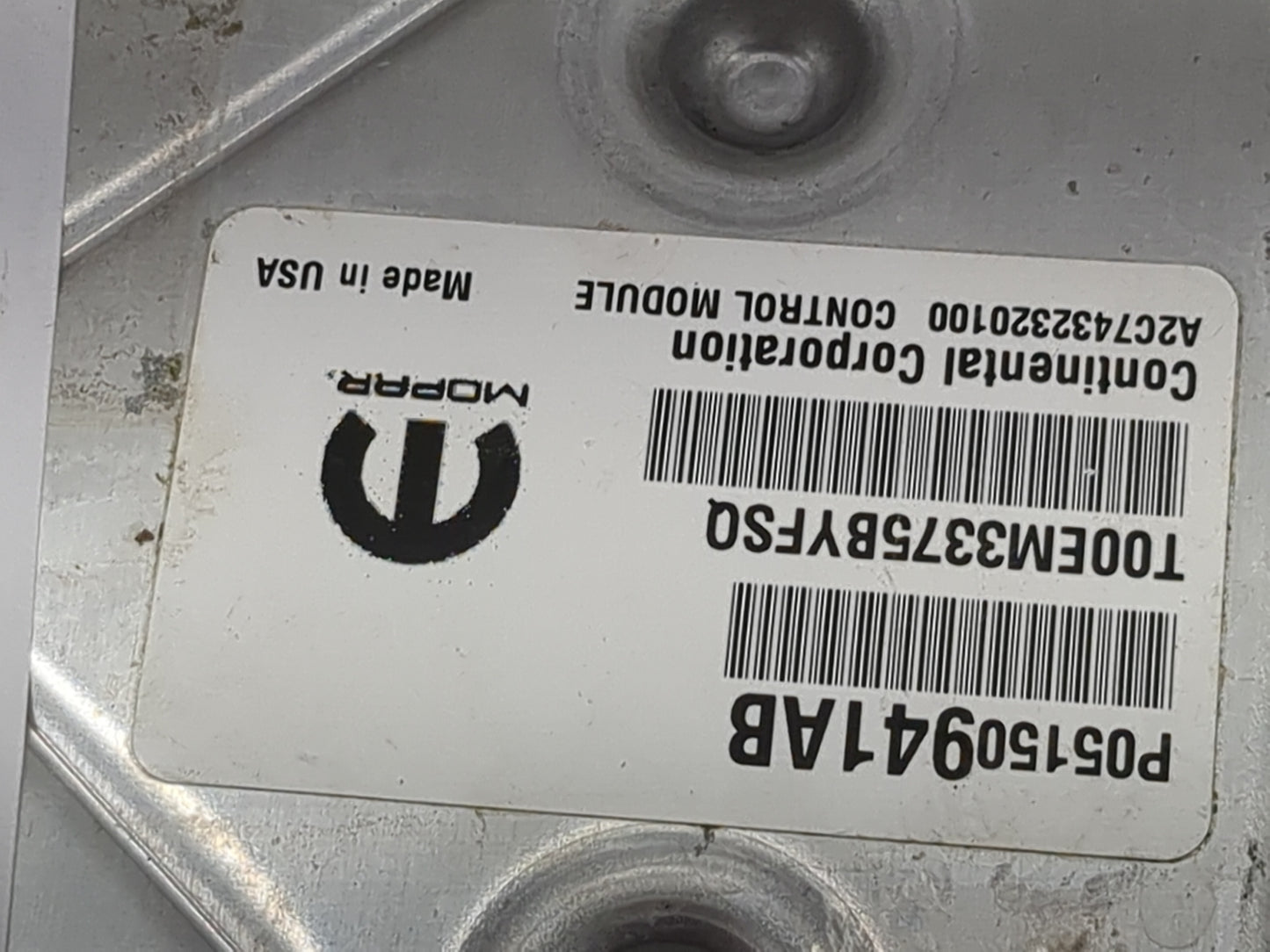 2013-2017 Jeep Compass PCM Engine Control Computer ECU ECM PCU OEM P/N:P05150941AB T00EM3375BYFSQ Fits OEM Used Auto Parts -