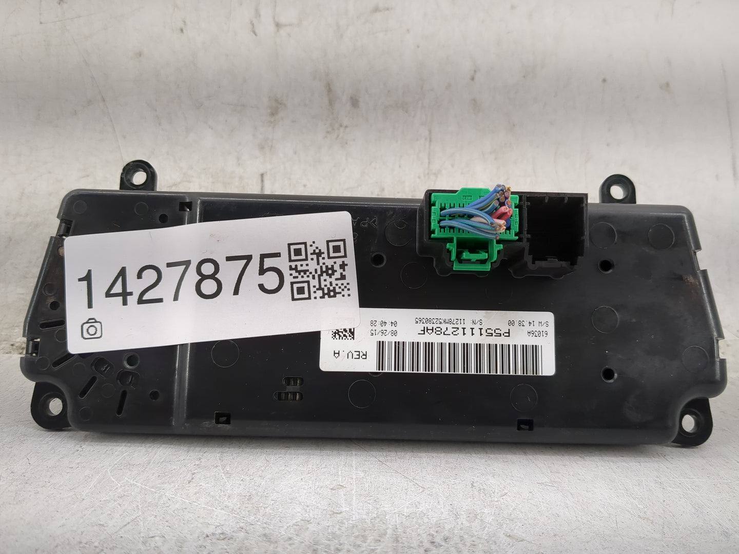2016 Jeep Compass Climate Control Module Temperature AC/Heater Replacement P/N:P55111278AF Fits Fits 2011 2012 2013 2014 201