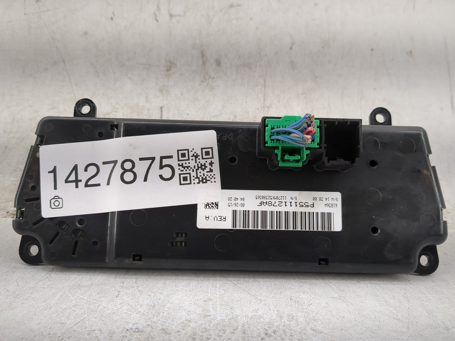 2016 Jeep Compass Climate Control Module Temperature AC/Heater Replacement P/N:P55111278AF Fits Fits 2011 2012 2013 2014 201