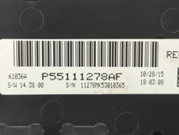2016 Jeep Compass Climate Control Module Temperature AC/Heater Replacement P/N:P55111278AF Fits Fits 2011 2012 2013 2014 201