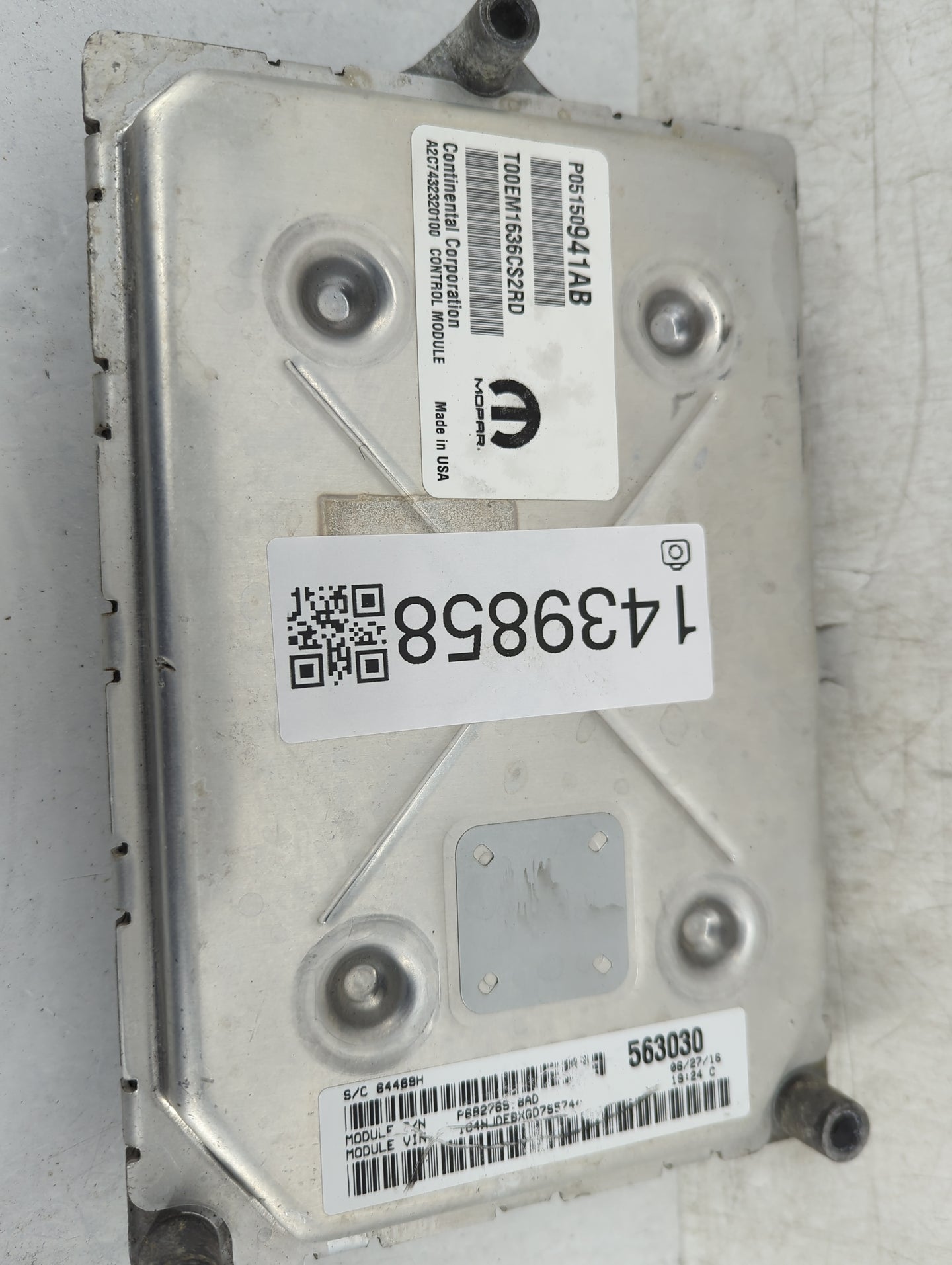 2013-2017 Jeep Compass PCM Engine Control Computer ECU ECM PCU OEM P/N:P05150941AB T00EM1636CS2RD Fits OEM Used Auto Parts -