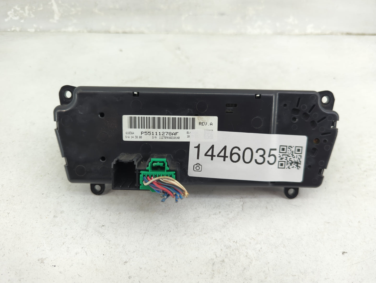 2016 Jeep Compass Climate Control Module Temperature AC/Heater Replacement P/N:P55111278AF Fits Fits 2011 2012 2013 2014 201