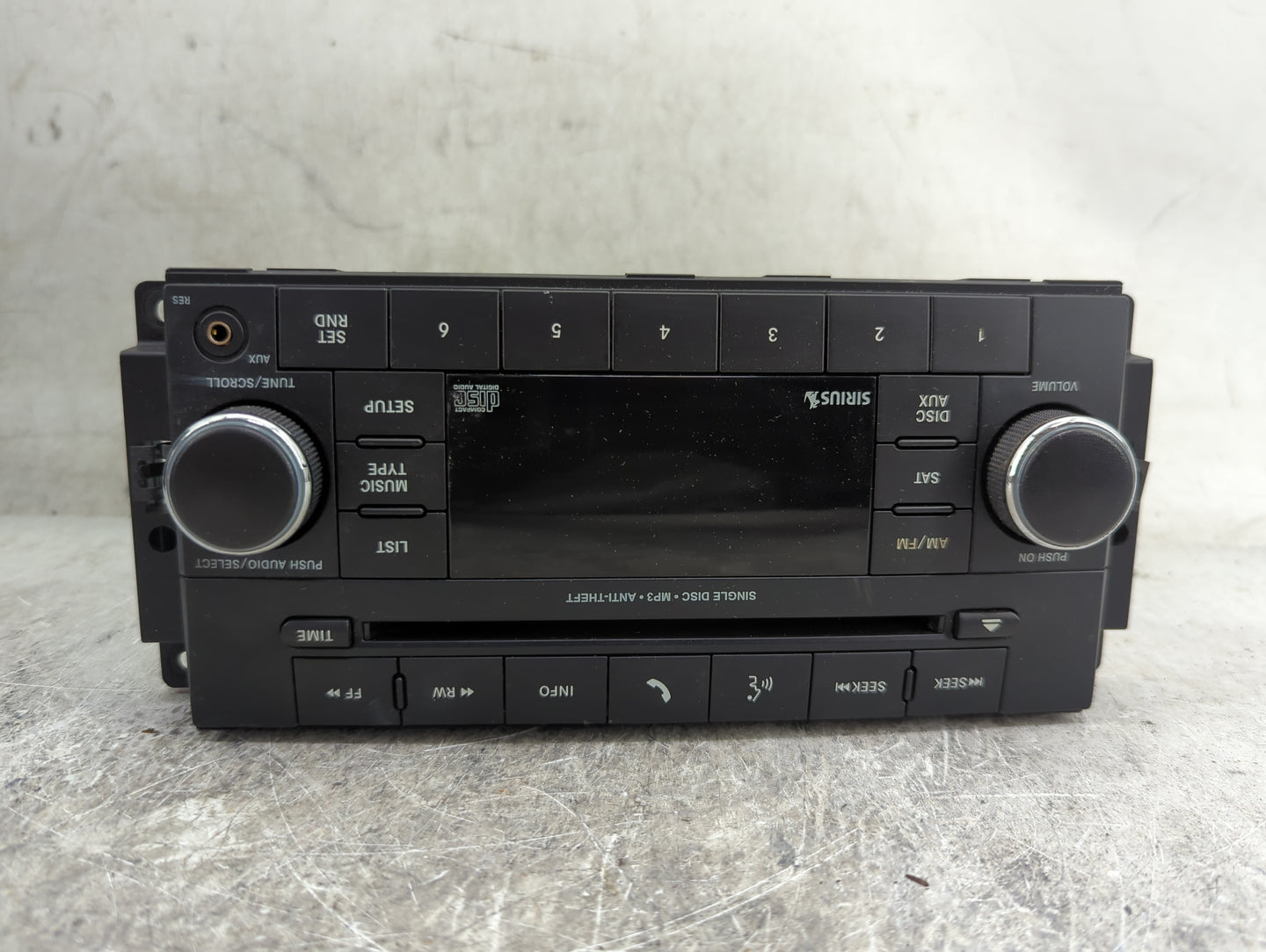 2016 Jeep Compass Radio AM FM Cd Player Receiver Replacement P/N:P05091197AE SPNP05091197AE Fits Fits 2012 2013 2014 2015 20