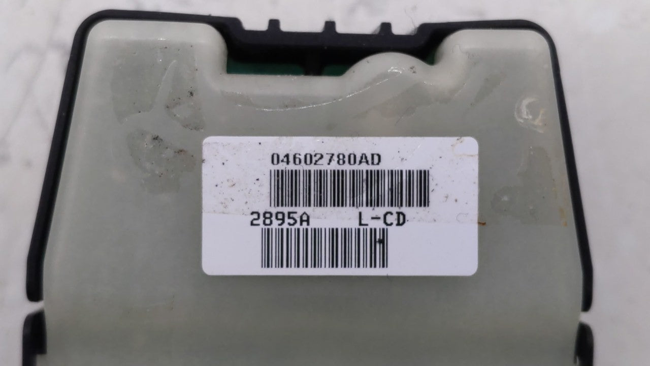 2011-2017 Jeep Compass Master Power Window Switch Replacement Driver Side Left P/N:04602735AA 04602780AA Fits OEM Used Auto 