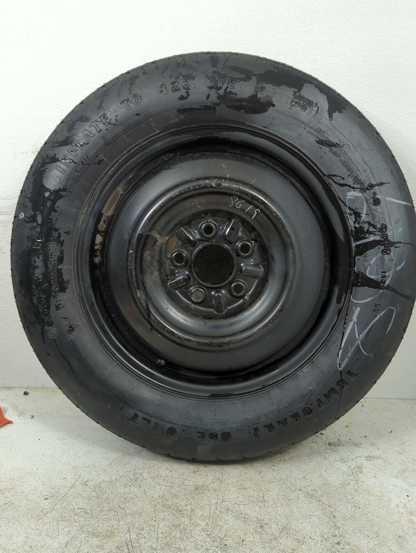 2016 Jeep Compass Spare Donut Tire Wheel Rim Oem - Oemusedautoparts1.com