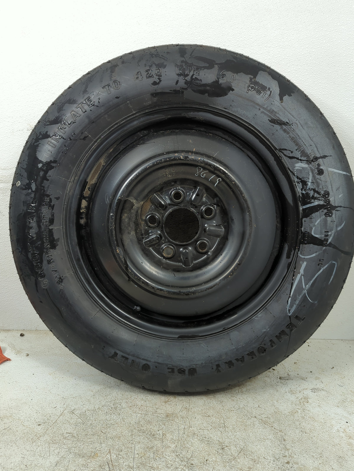 2016 Jeep Compass Spare Donut Tire Wheel Rim Oem - Oemusedautoparts1.com