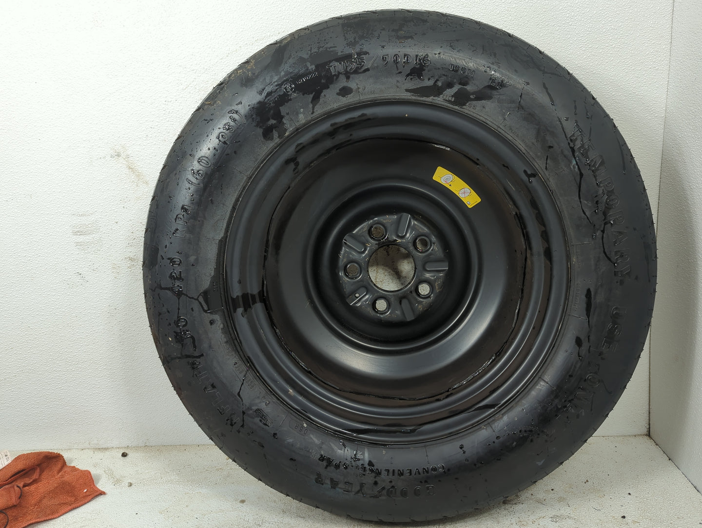 2016 Jeep Compass Spare Donut Tire Wheel Rim Oem - Oemusedautoparts1.com
