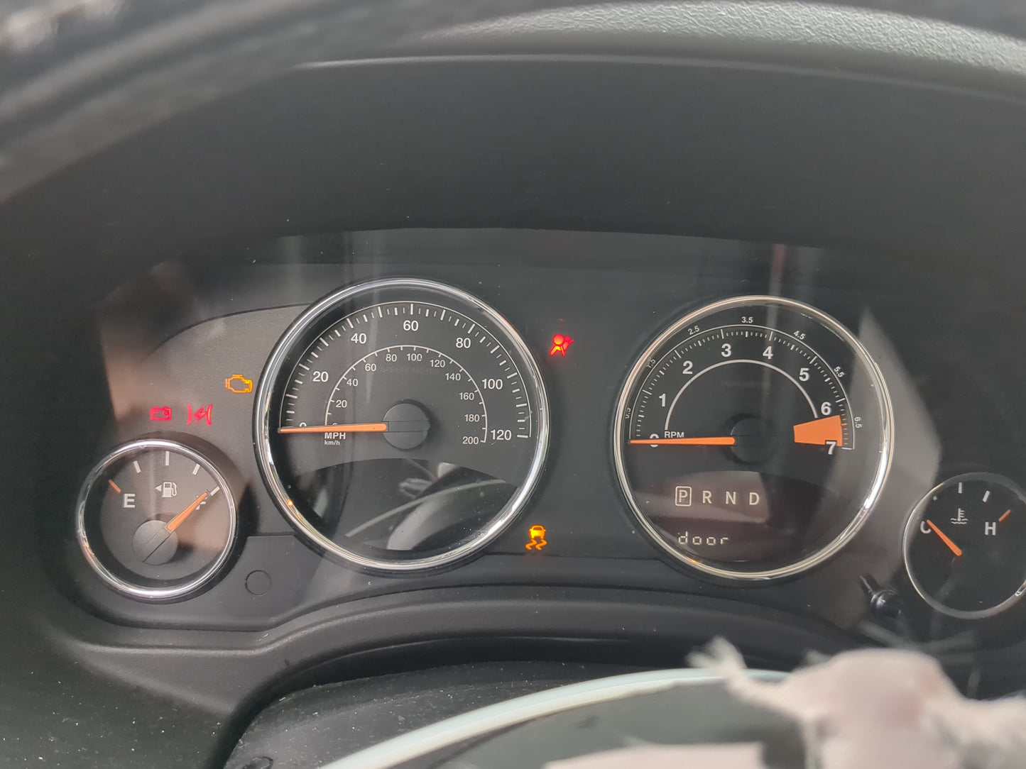 2016 Jeep Compass Instrument Cluster Speedometer Gauges Fits Fits 2015 2017 OEM Used Auto Parts - Oemusedautoparts1.com