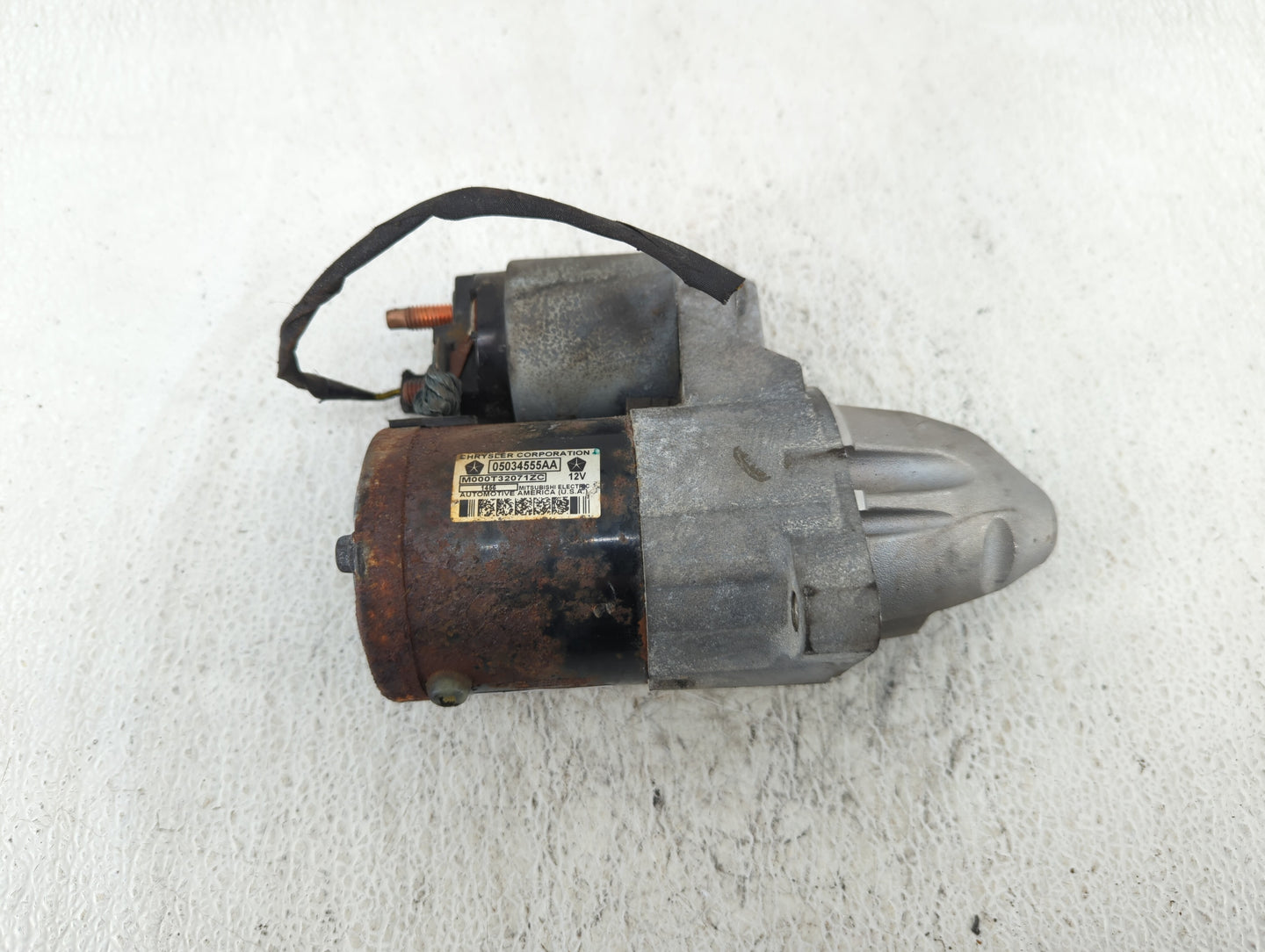 2016 Jeep Compass Car Starter Motor Solenoid OEM P/N:M000T32071ZC 05034555AA Fits OEM Used Auto Parts - Oemusedautoparts1.co